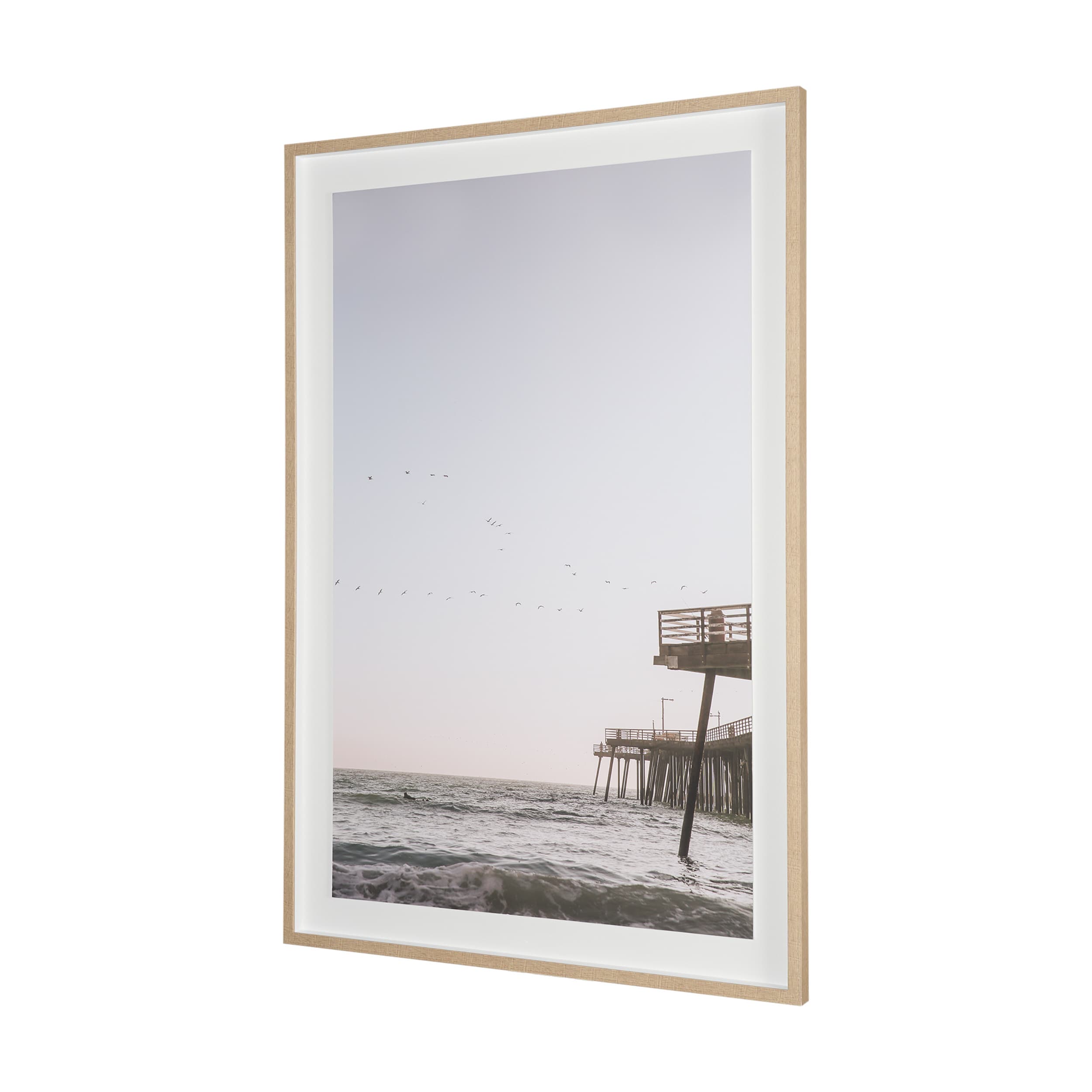 Seaside Serenity by Shot By Clint Framed Photo Print Matted under Glass — product photograph