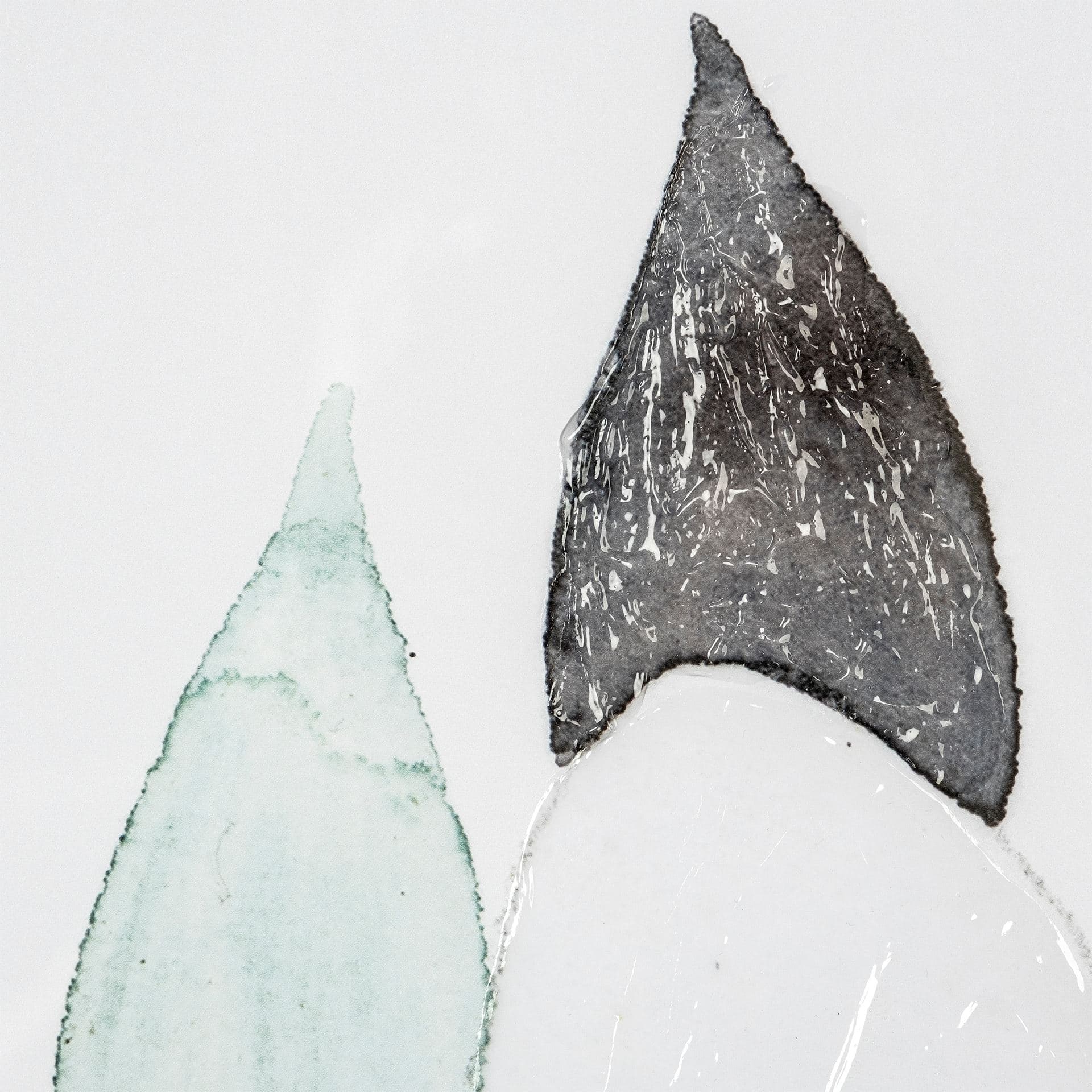 Night Foliage II by Grace Popp a Hand Embellished Textured Framed Art Print Matted under Glass — product photograph