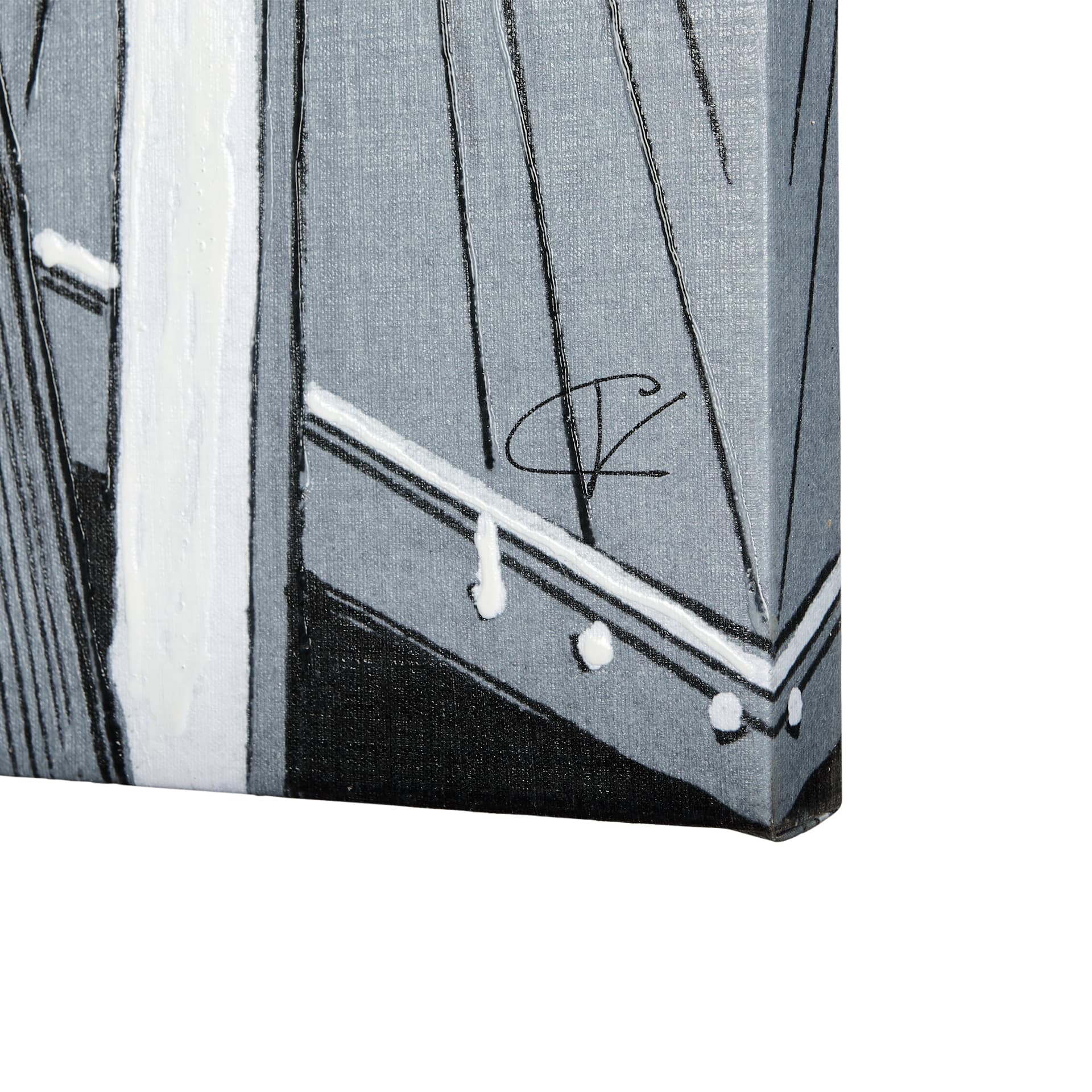 Bridge I by Mercana Studio a Hand Embellished Textured Canvas — product photograph