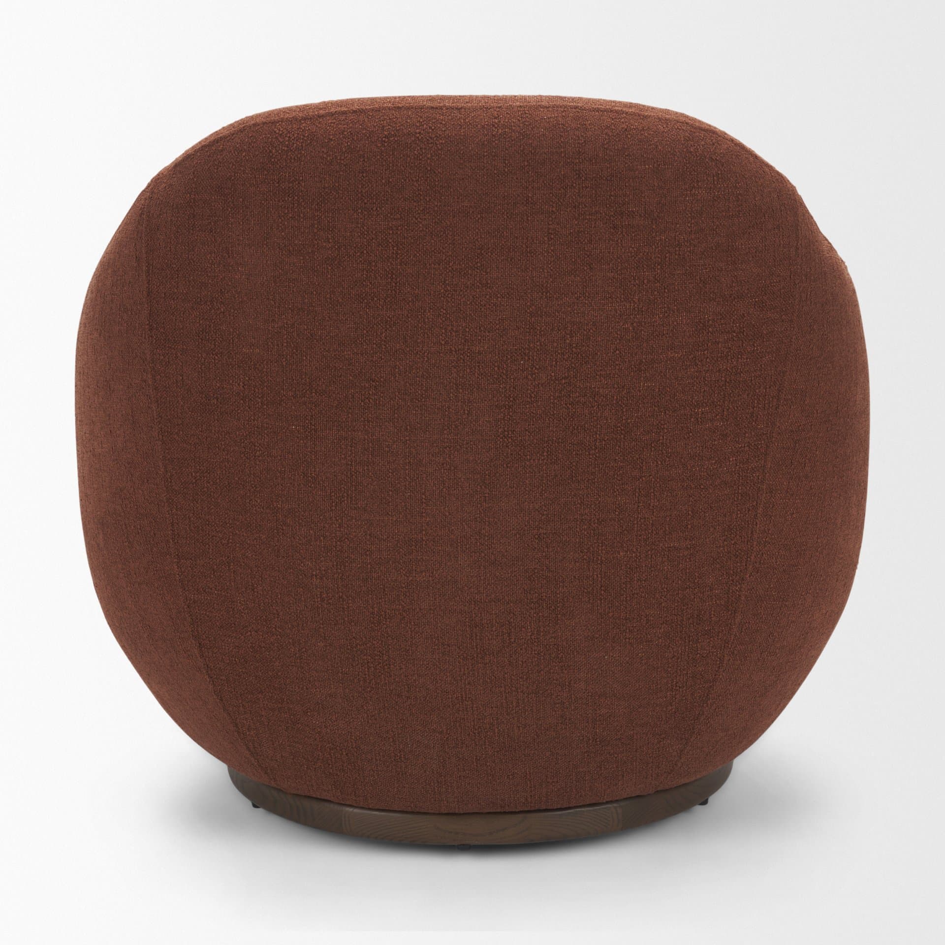 Hudson Burgundy Fabric Upholstered Swivel Chair — product photograph