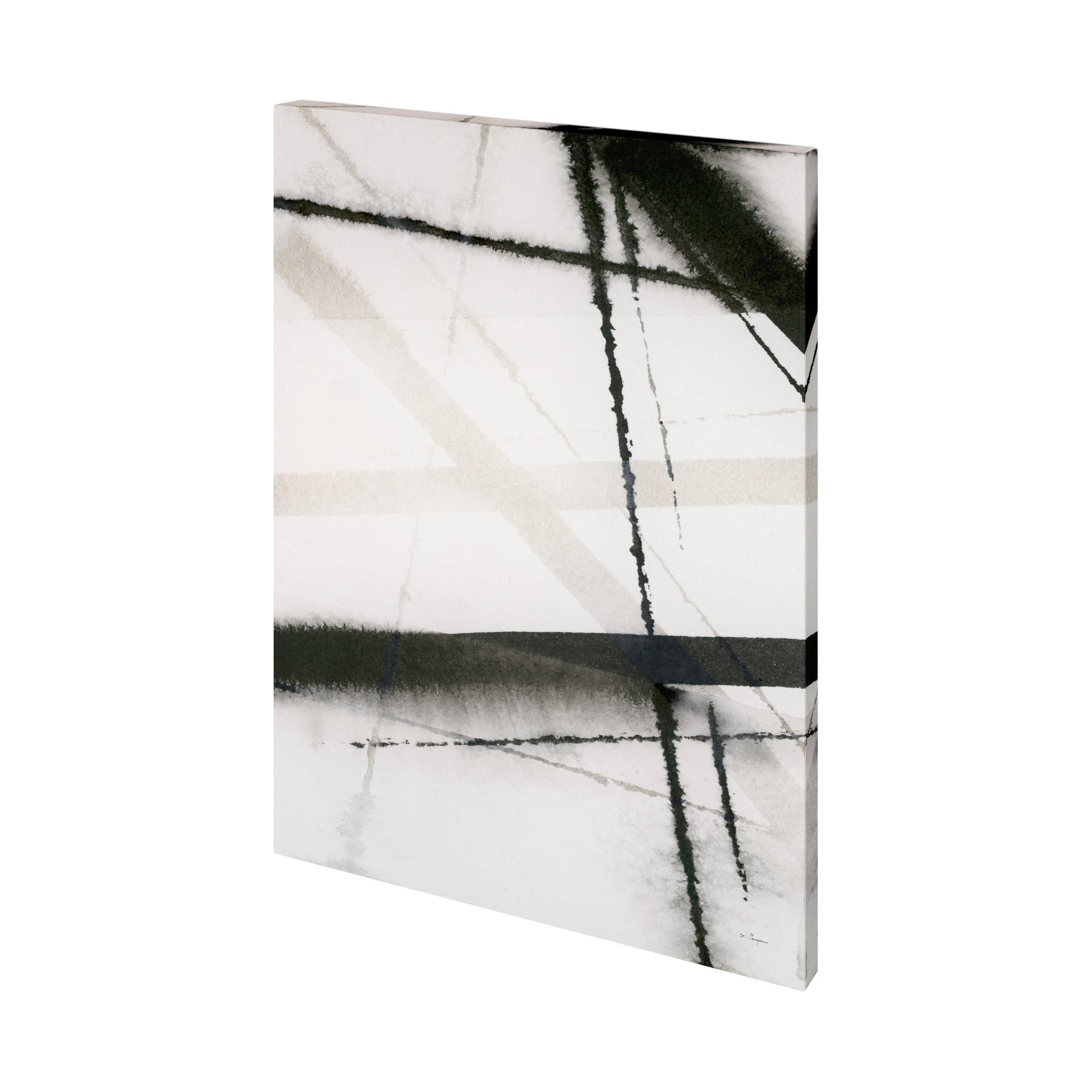 Clouding Mirror I by Mercana Studio a Hand Embellished Textured Canvas — product photograph