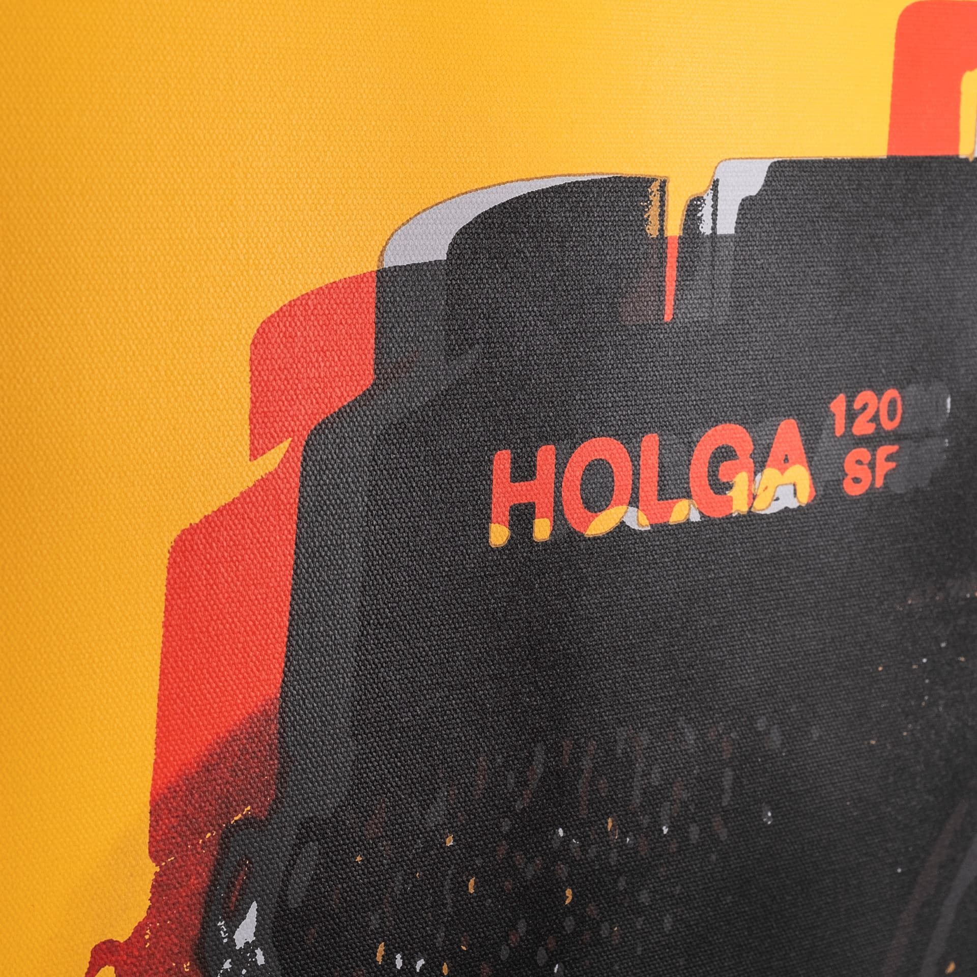 Holga Hue by Urban Octopus a Hand Embellished Textured Canvas — product photograph
