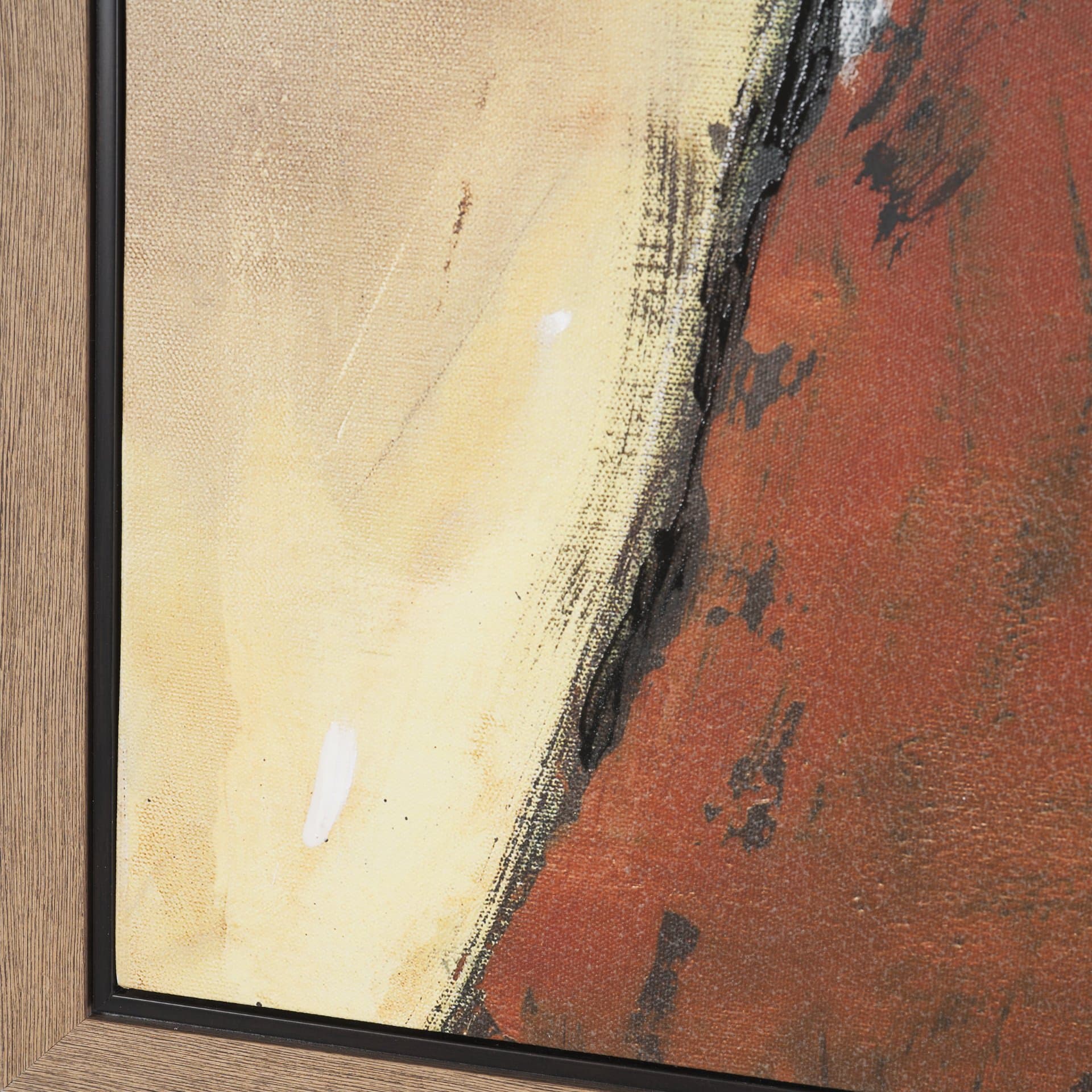 Wisdom by Sarah Helser Hand-Embellished Textured Framed Canvas Artwork — product photograph