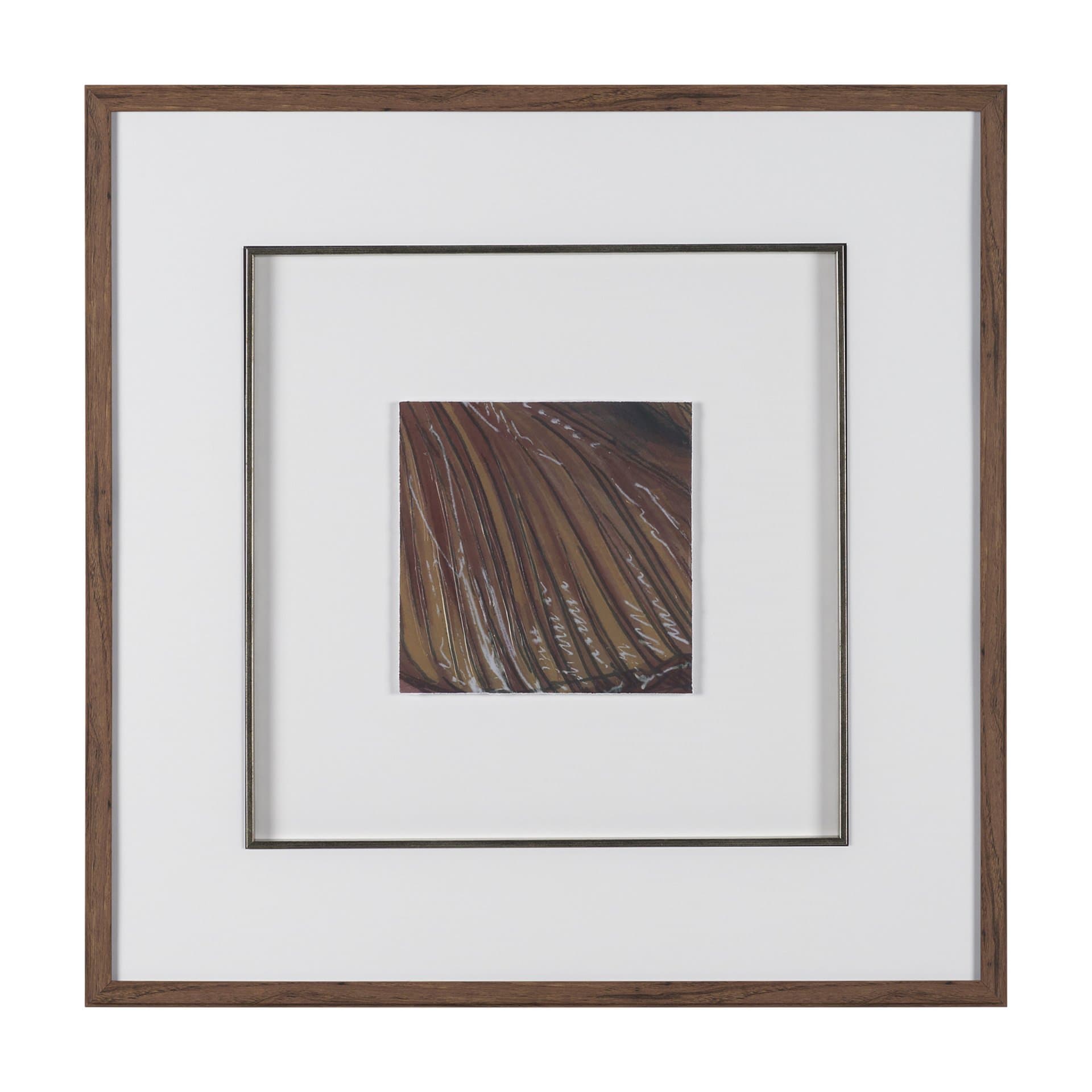 Patterned Silence I by Mercana Studio Hand Embelished Framed Artwork Matted under Glass — product photograph