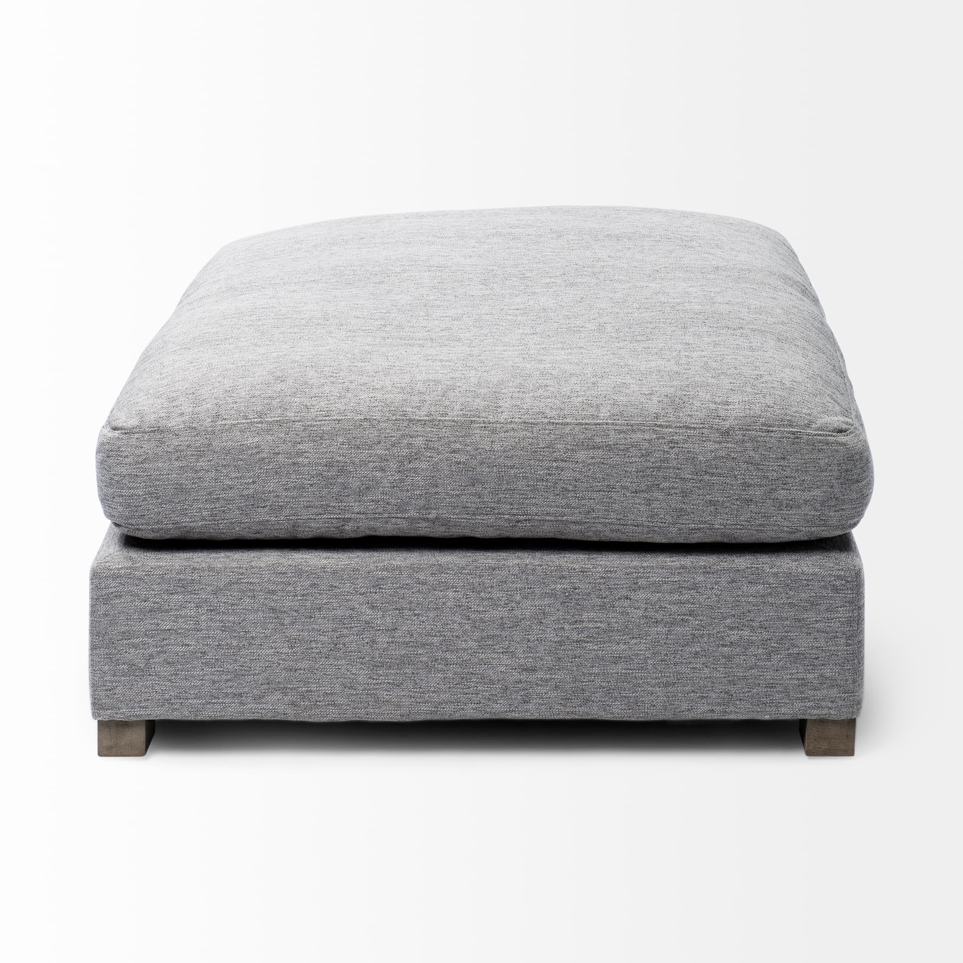 Valence 38.6L x 38.6W x 17.7H Castlerock Gray Full Size Ottoman Sectional Piece — product photograph
