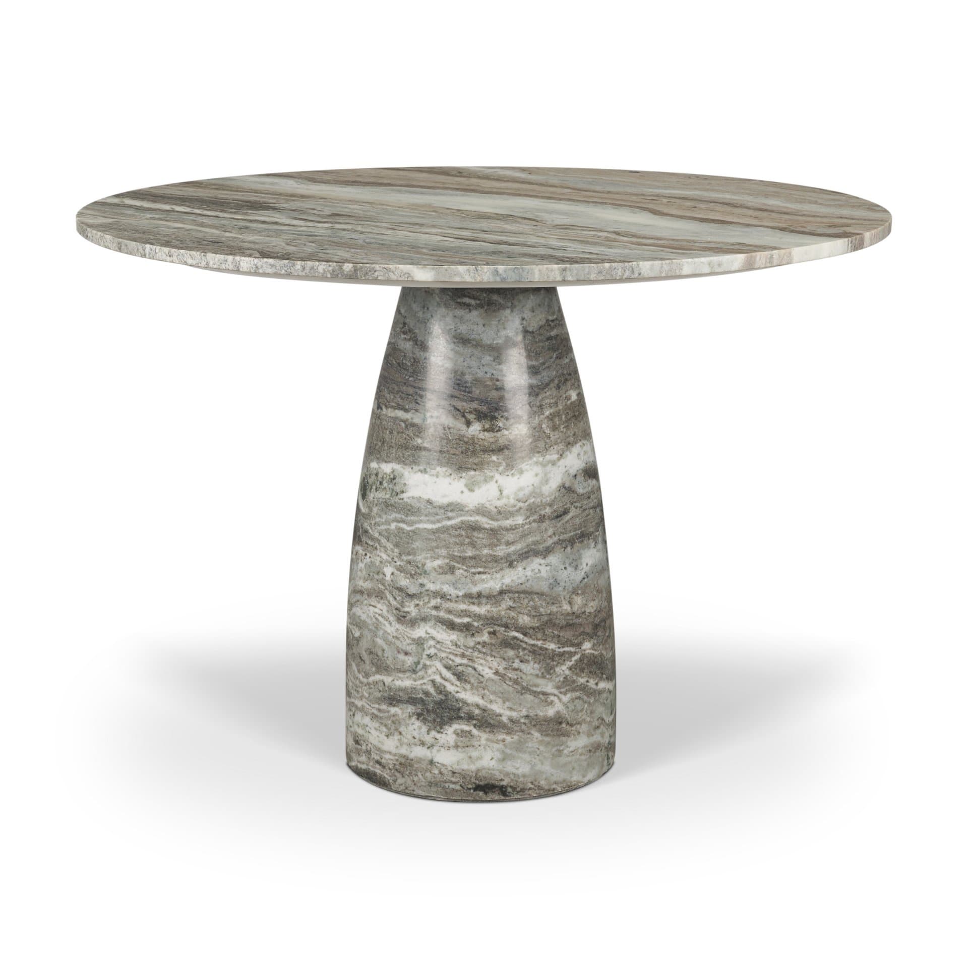 Allyson 42" Round Pedestal Dining Table | Marble | Seats 4 — product photograph