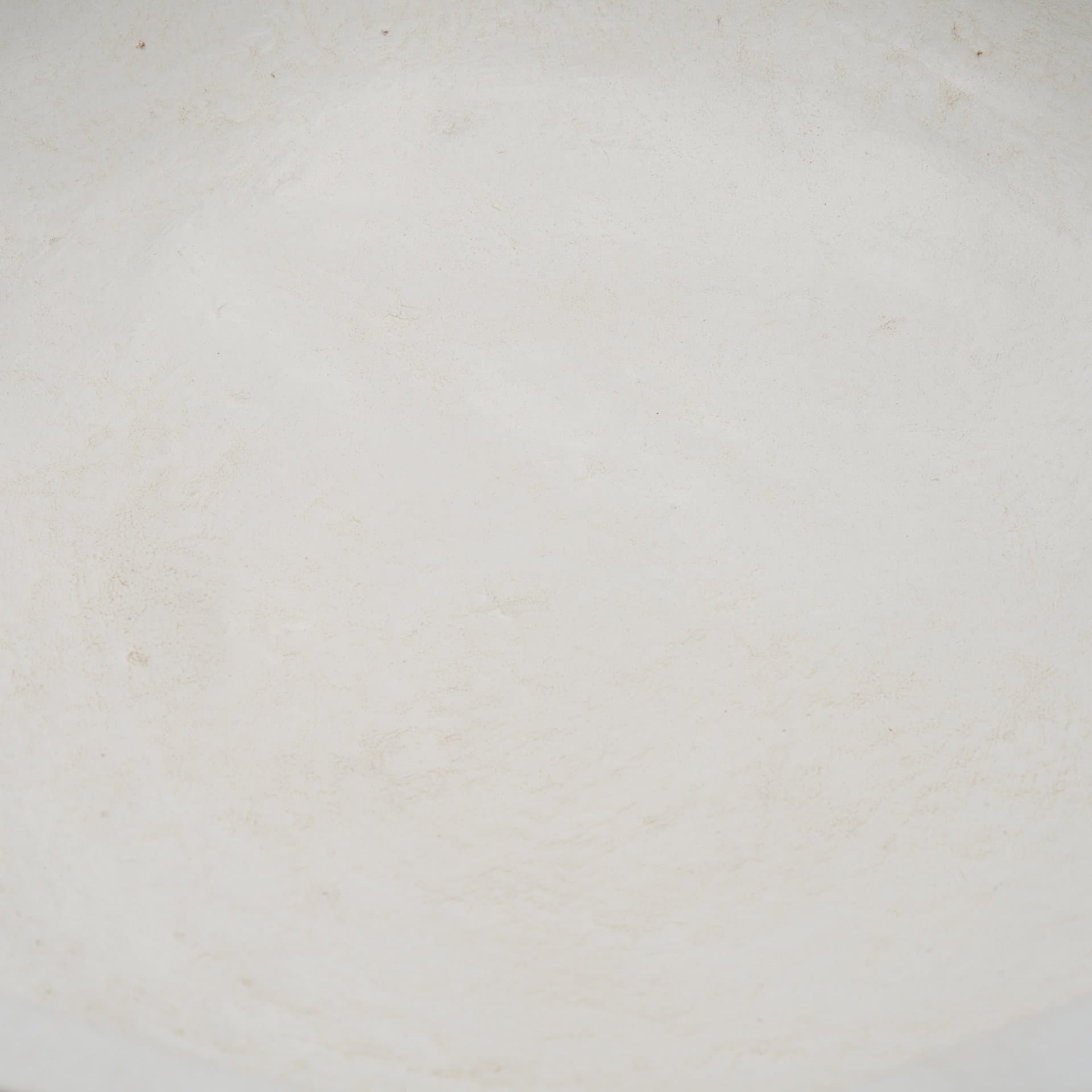 Punto Large White Paper Mache Dotted Centerpiece Bowl — product photograph