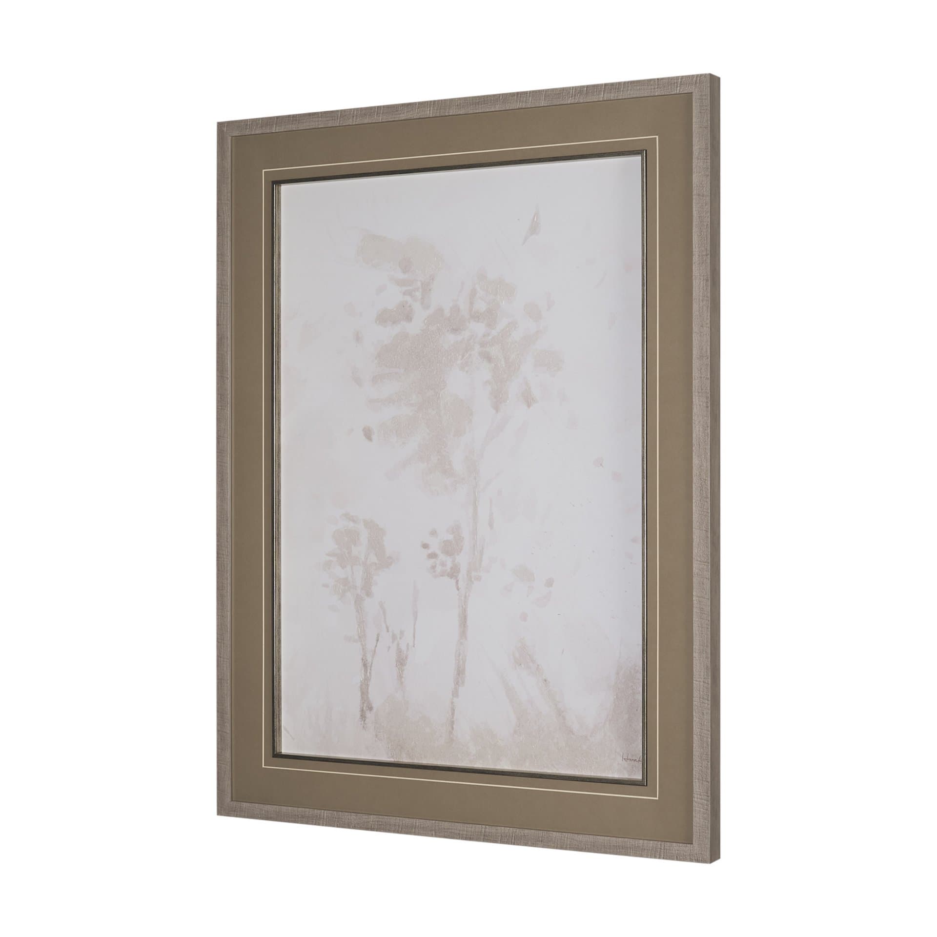 Quiet Canopy II by Mercana Studio Hand-Embellished Framed Artwork Matted under Glass — product photograph