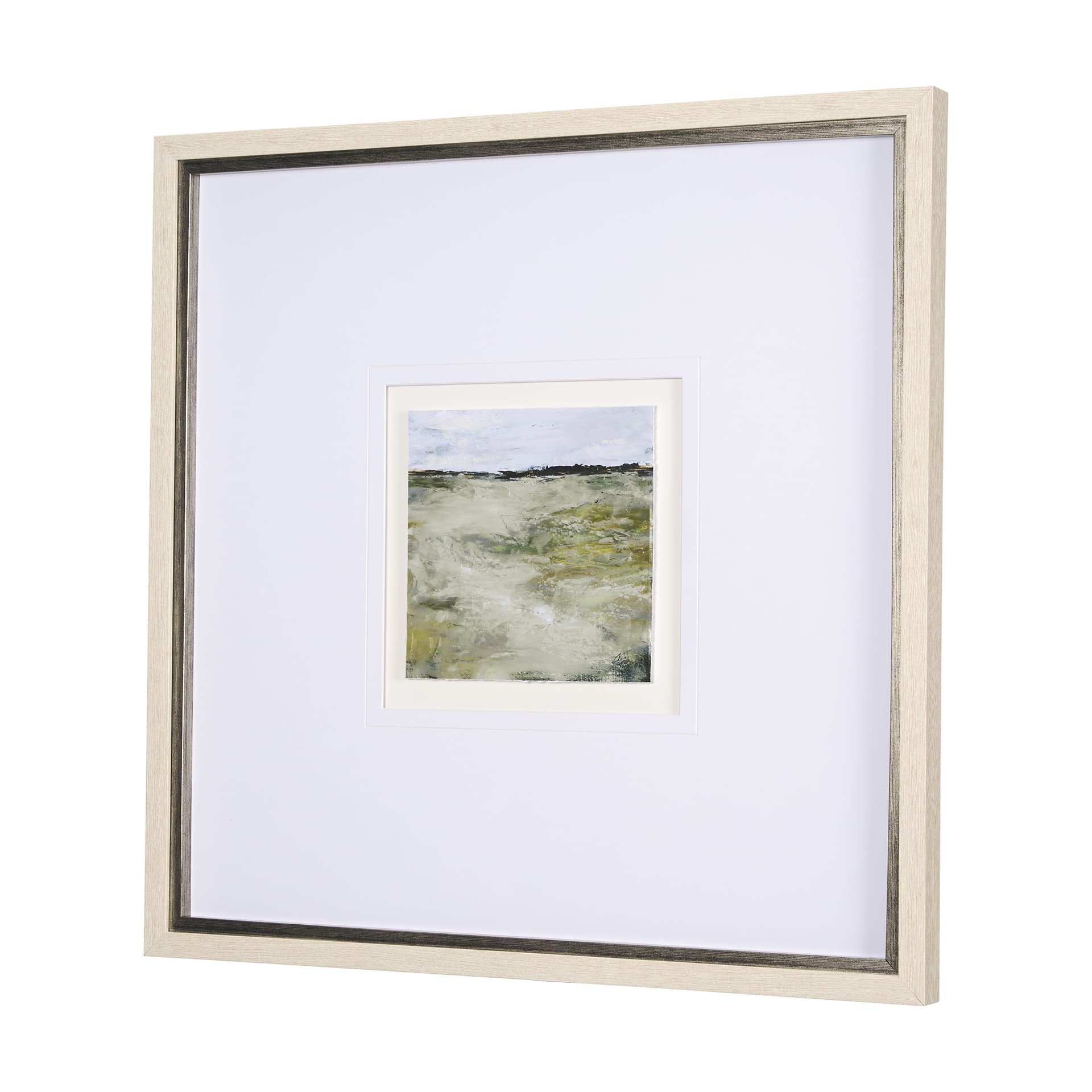 Springs Coming I by Mercana Studio a Hand Embellished Textured Framed Art Print Matted under Glass — product photograph