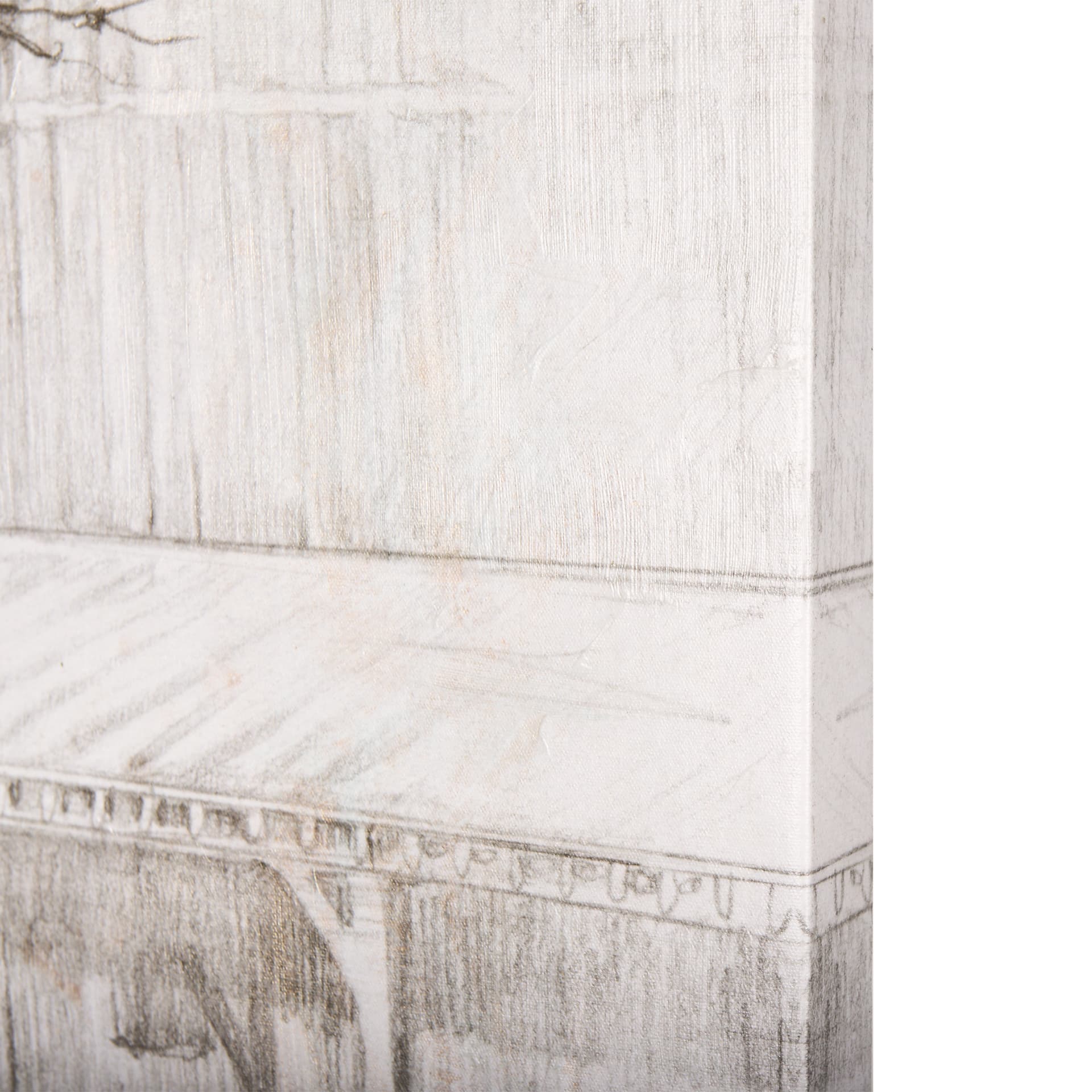 Old West Collection I ( Farm view) by Mercana Studio a Hand Embellished Textured Canvas — product photograph