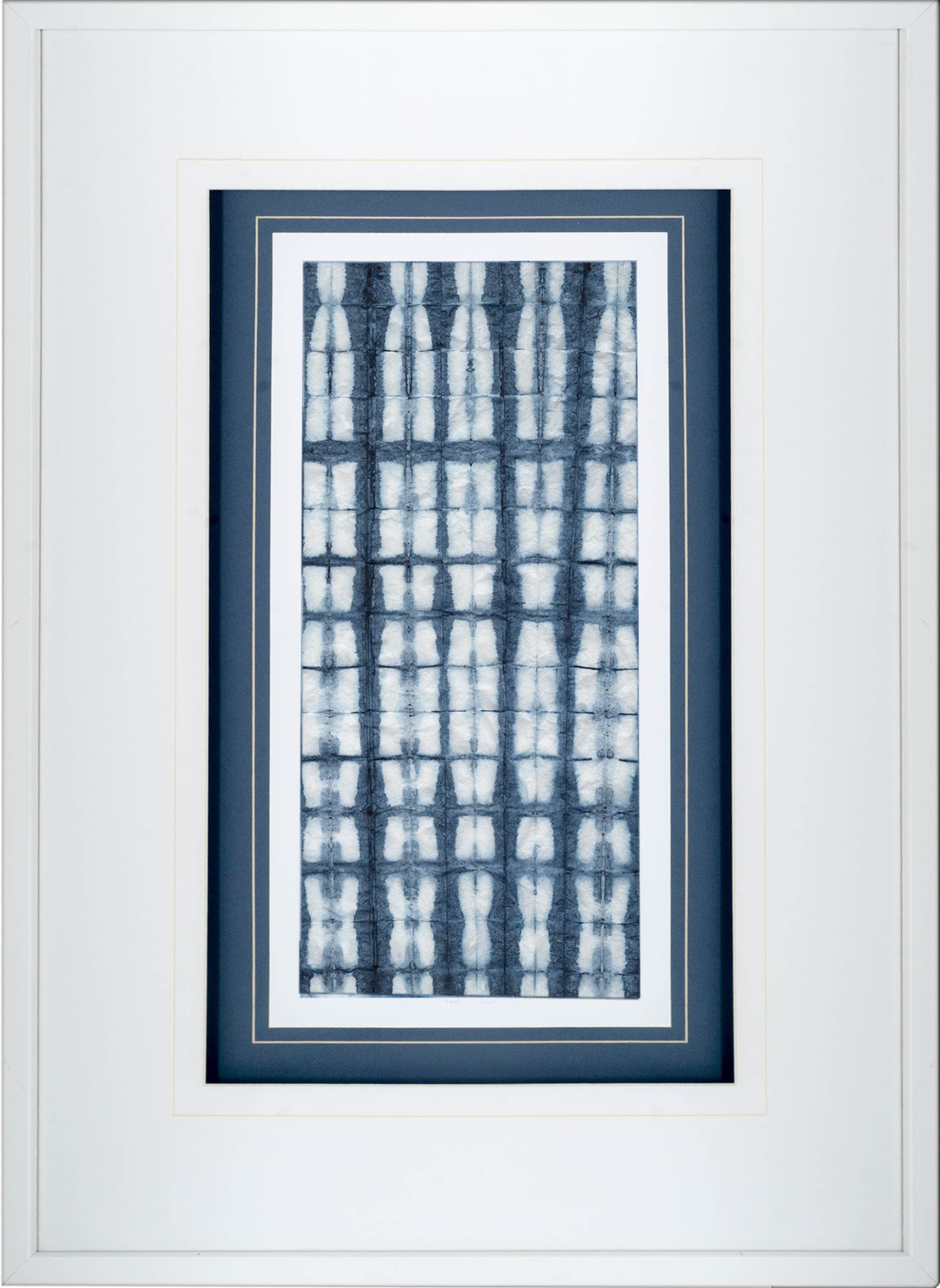 Shibori III by Chariklia Zarris a Framed Art Print Matted under Glass — product photograph