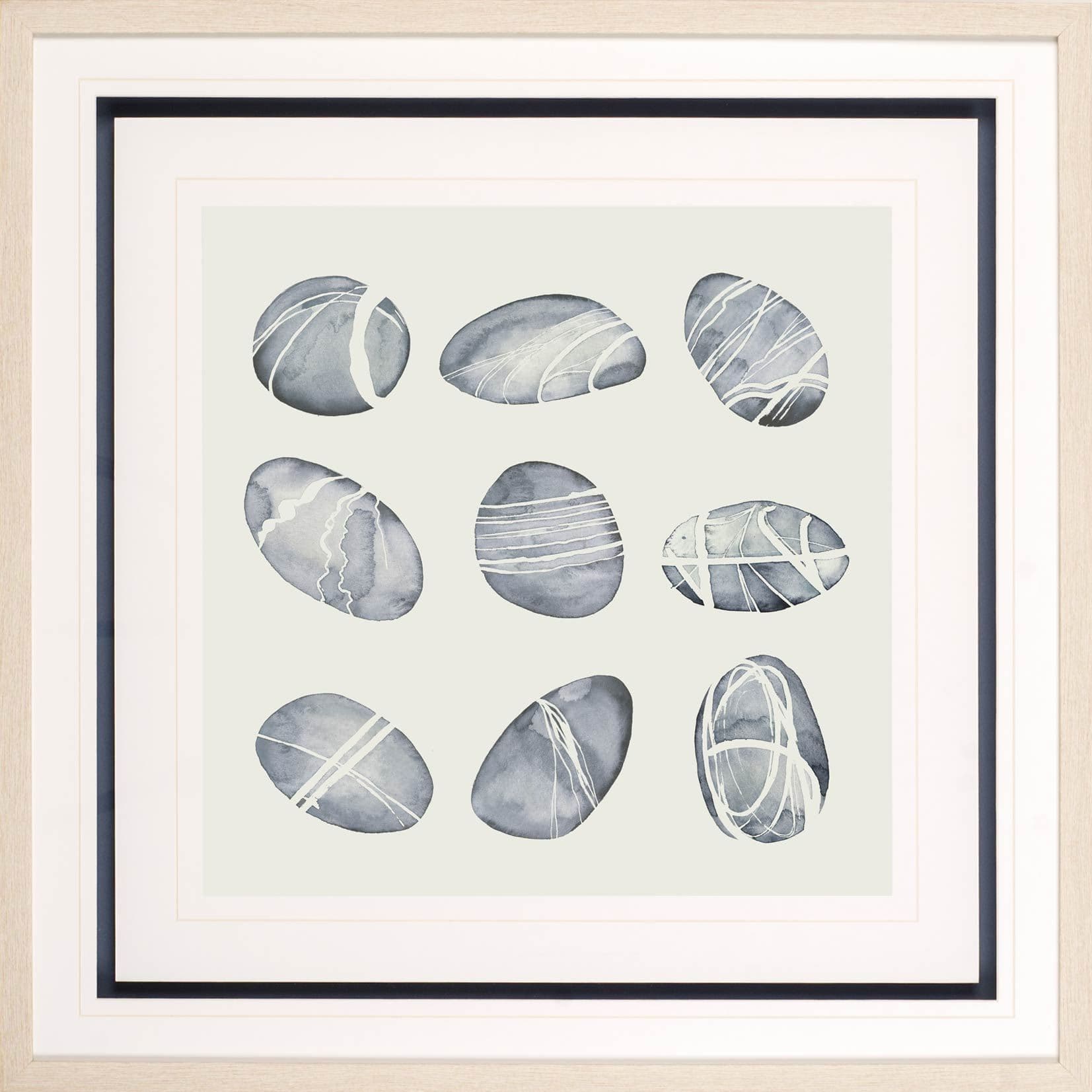River Worn I by Grace Popp a Framed Art Print Matted under Glass — product photograph