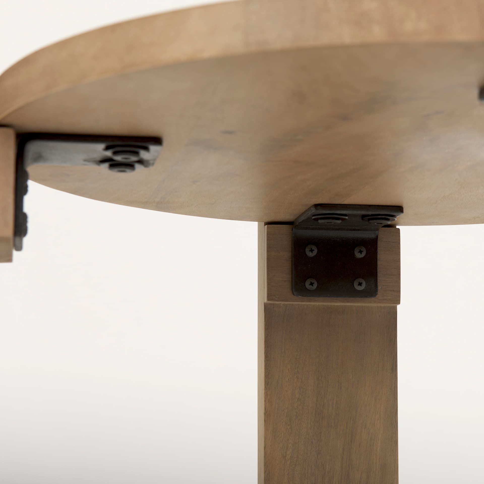 Evelyn Light Brown Round End/Side Table — product photograph