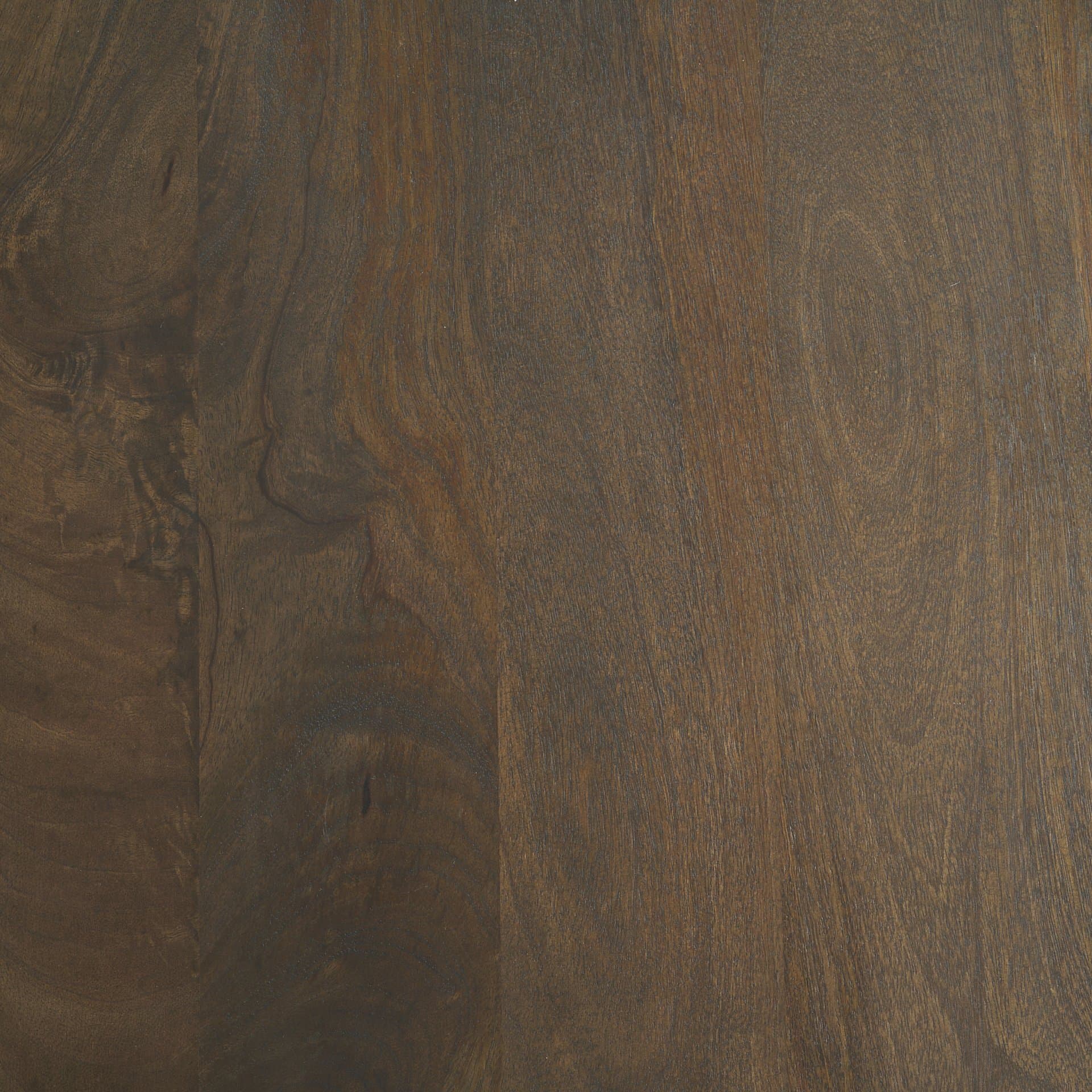 Bondi 42" Dark Brown Wood w/ Paper Rope Shelf Square Coffee Table — product photograph
