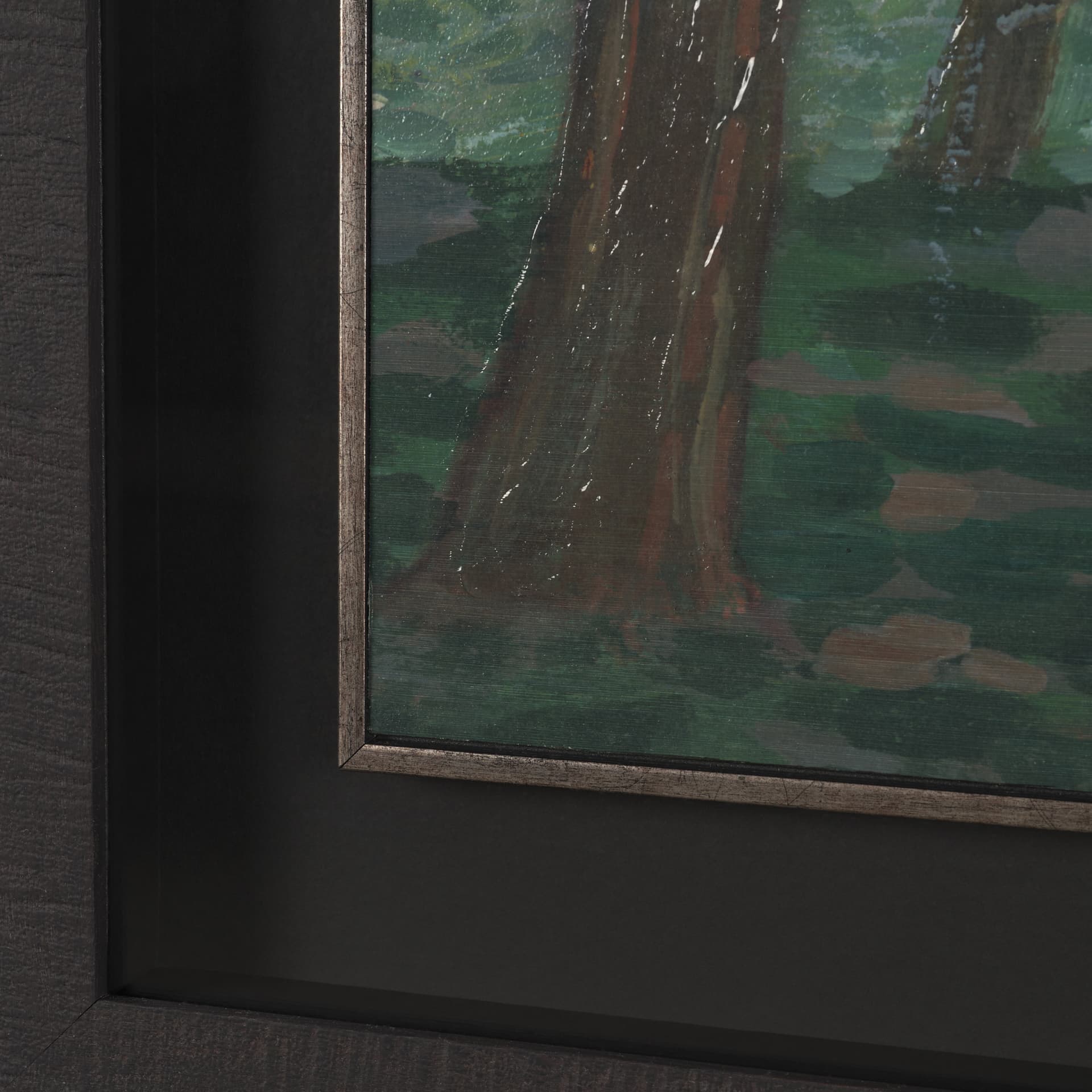 Majestic Garden III by Mercana Studio a Hand Embellished Framed Art Print under Glass — product photograph