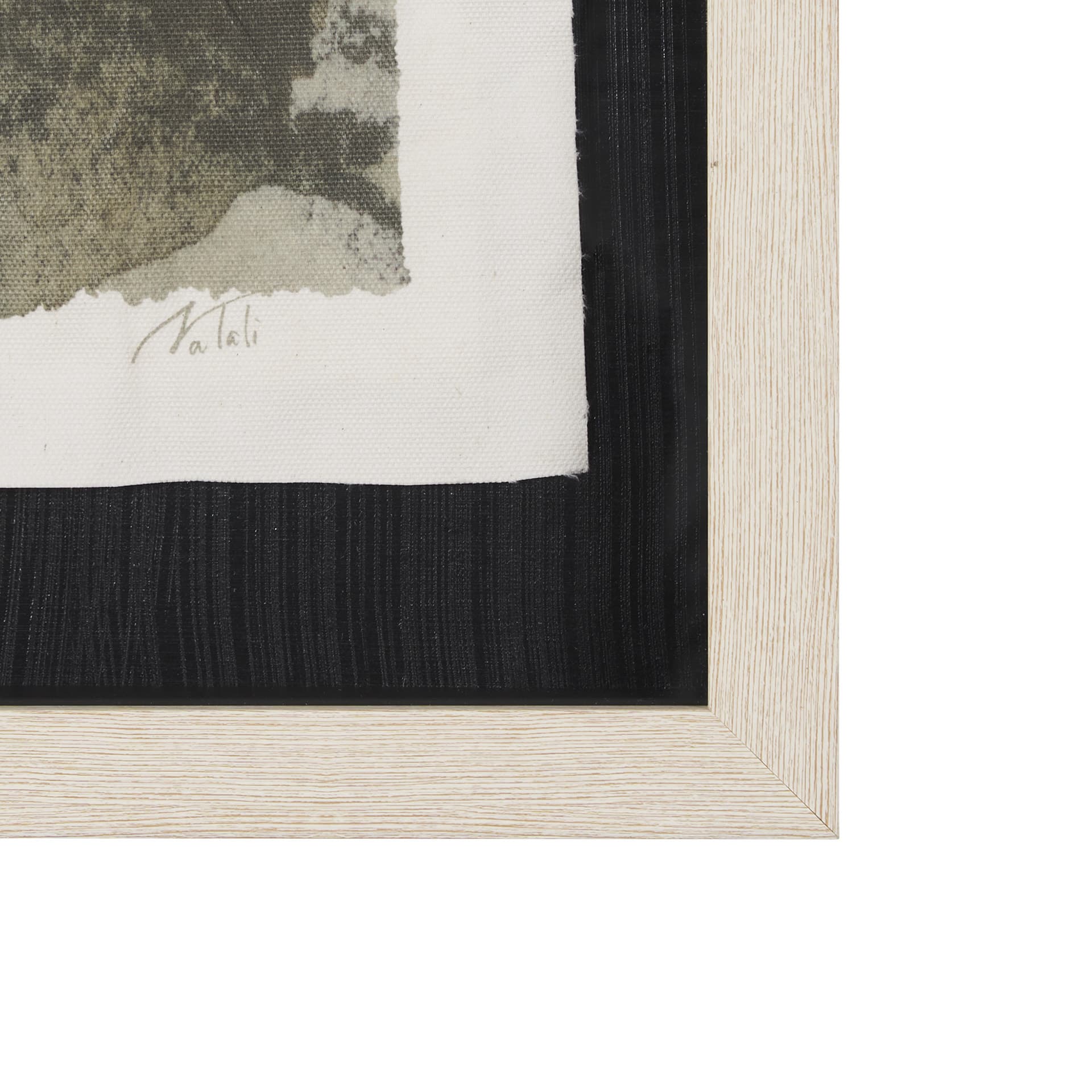 Beyond the Rain I by Mercana Studio a Hand Embellished Framed Art Print Matted under Glass — product photograph