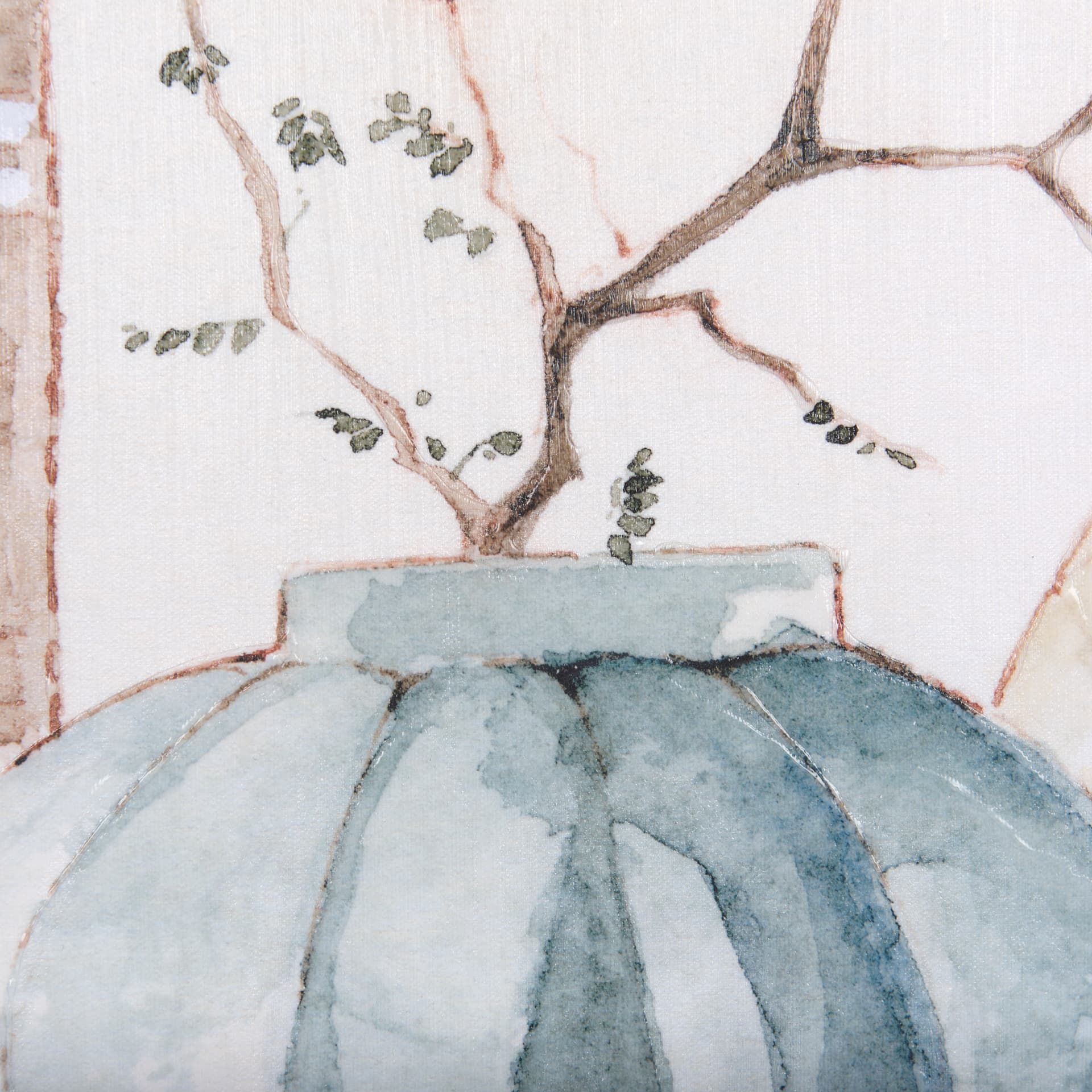 Boho Branches II by Mercana Studio a Hand Embellished Textured Canvas — product photograph