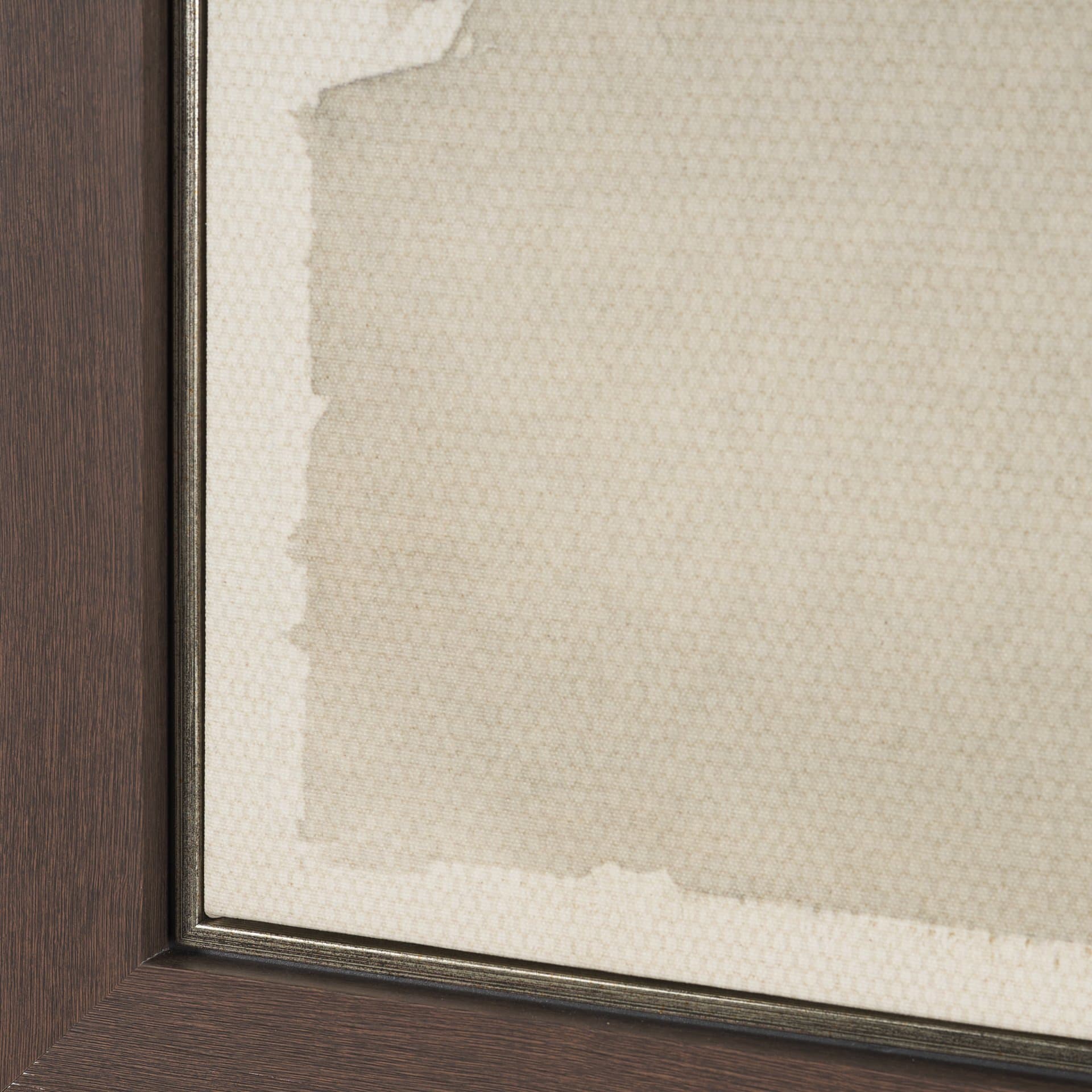 Blush by Mercana Studio Hand-Embellished Textured Framed Canvas Artwork — product photograph