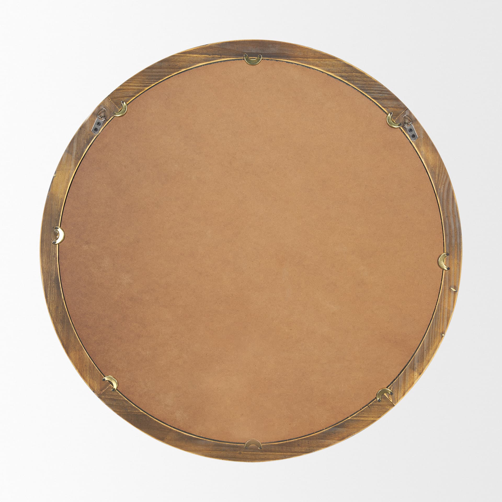Roan Black Wood Beaded Wall Mirror — product photograph