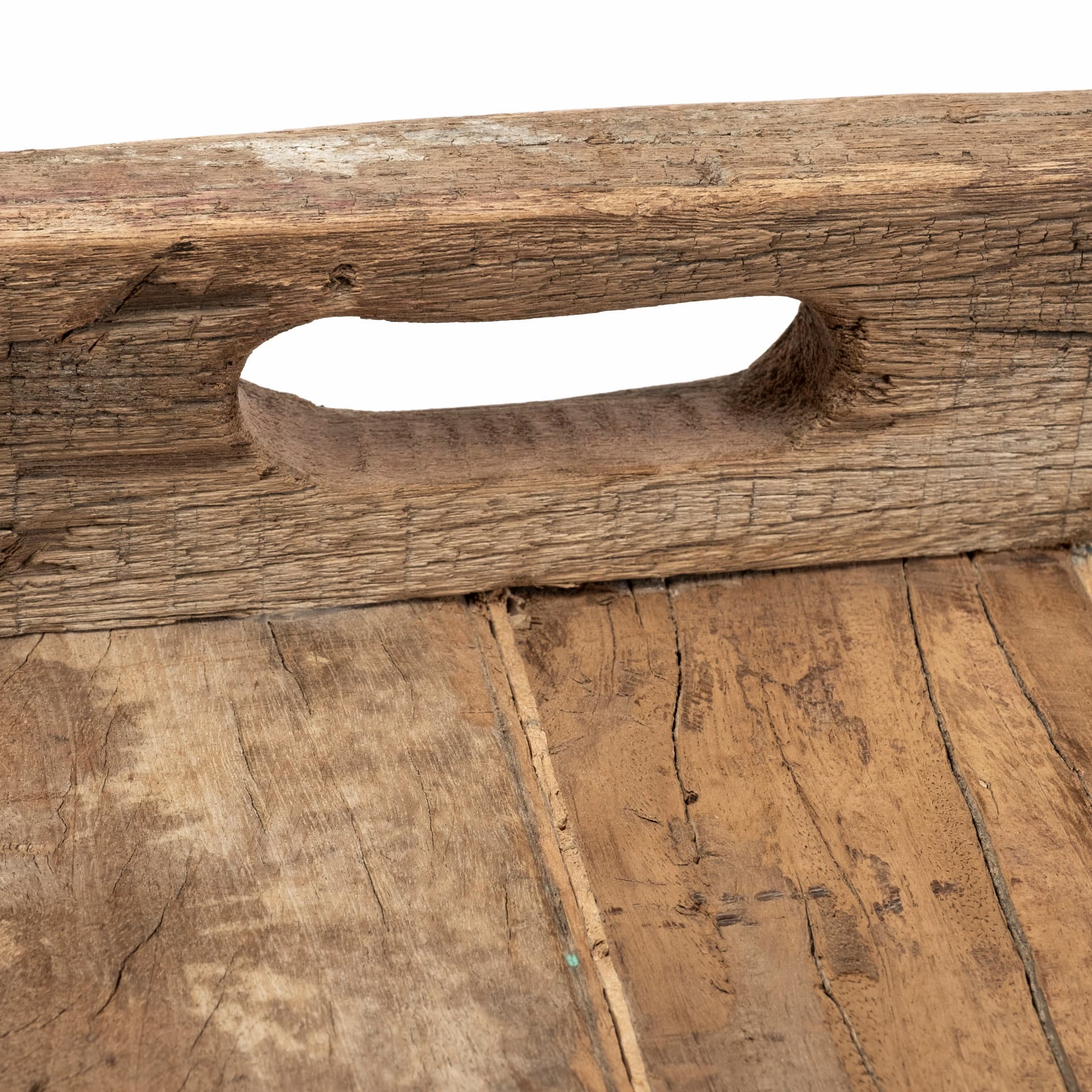 Carson (Small) 24L x 24W Brown Reclaimed Wood Tray — product photograph