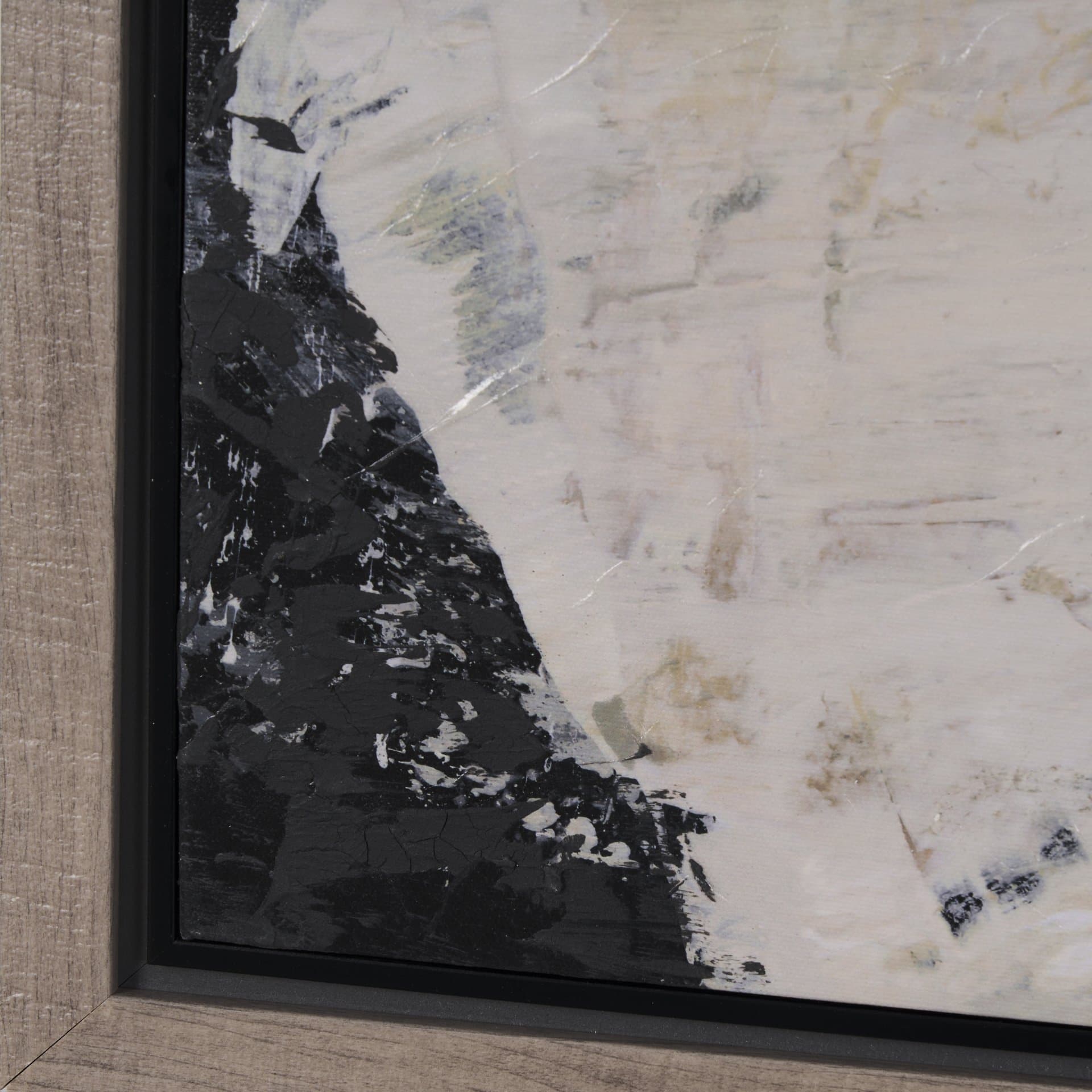 Clay III by Mercana Studio a Hand Embellished Textured Framed Canvas — product photograph