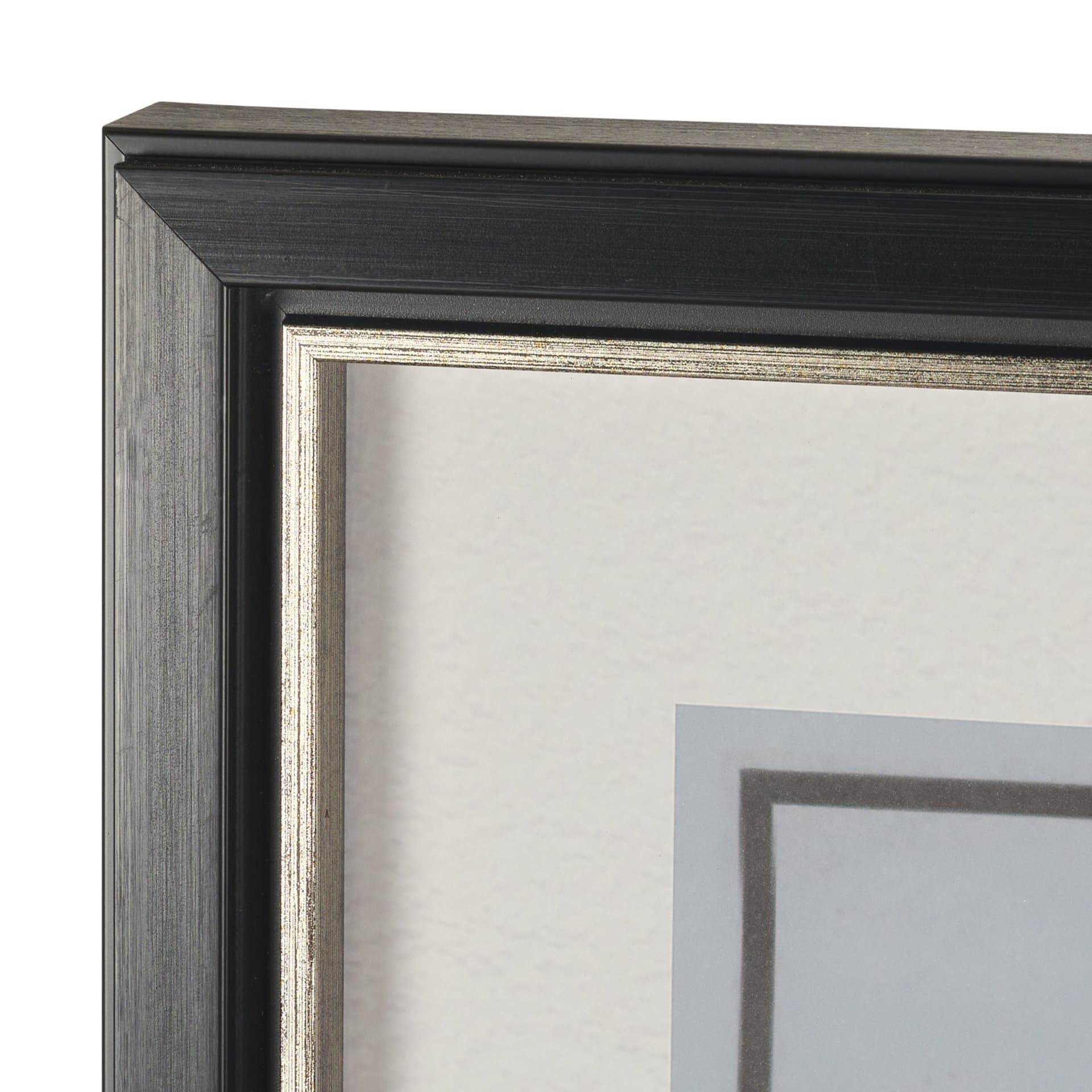 Ephemera Architecture by The Vintage Collection Hand Embelished Framed Artwork Matted under Glass — product photograph