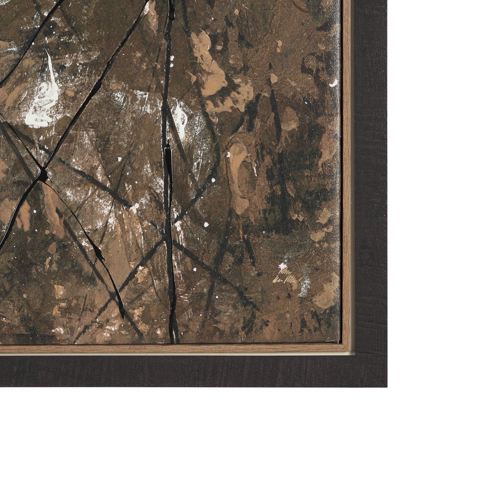 Chaos & Order V by Chad Warren a Hand Embellished Textured Framed Canvas — product photograph