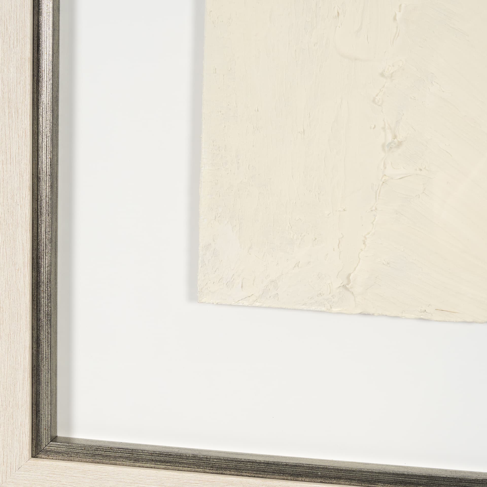 Leaf Relief I by Studio M a handmade Original Framed Artwork under Glass — product photograph