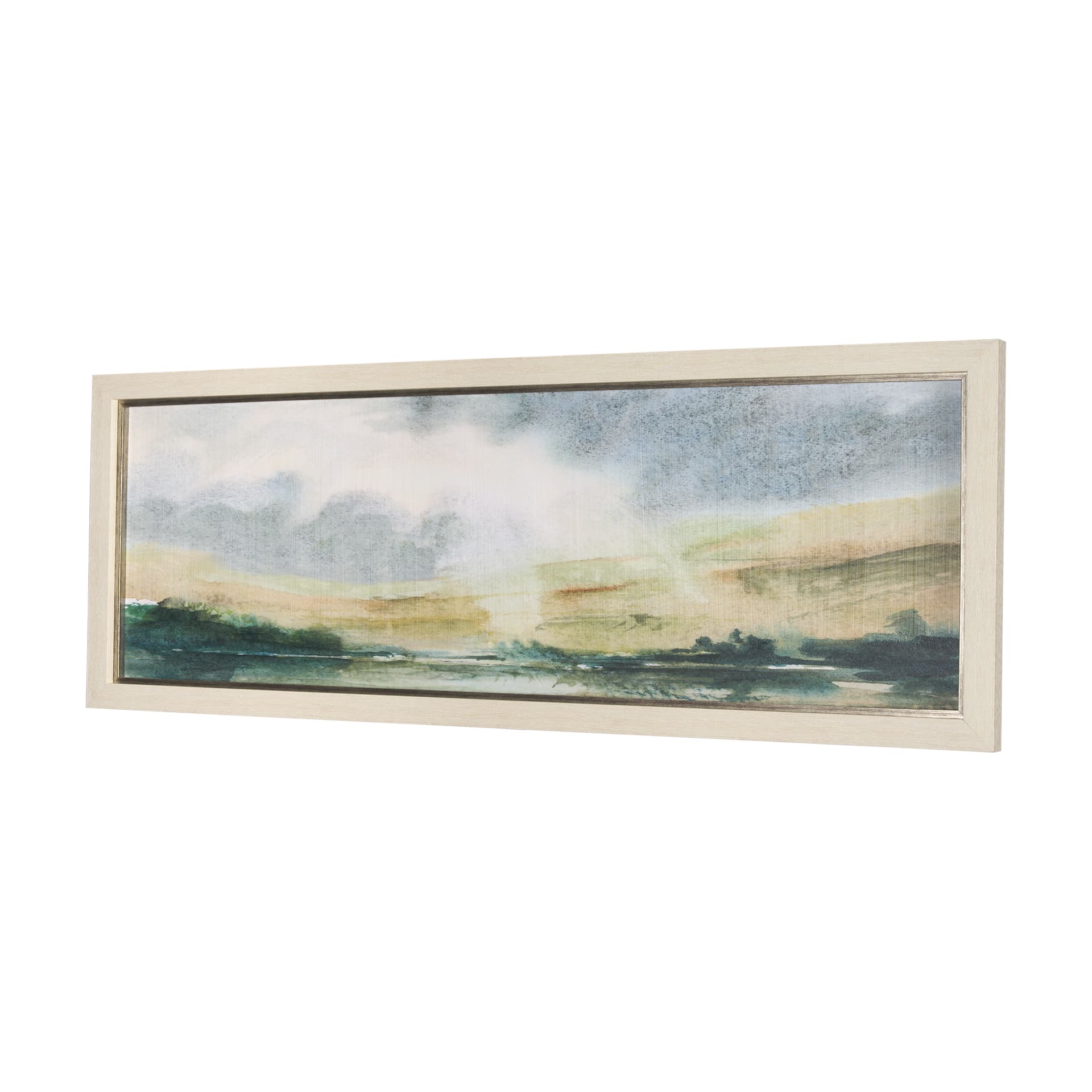 Spring Horizon II by Mercana Studio a Hand Embellished Textured Framed Art Print — product photograph