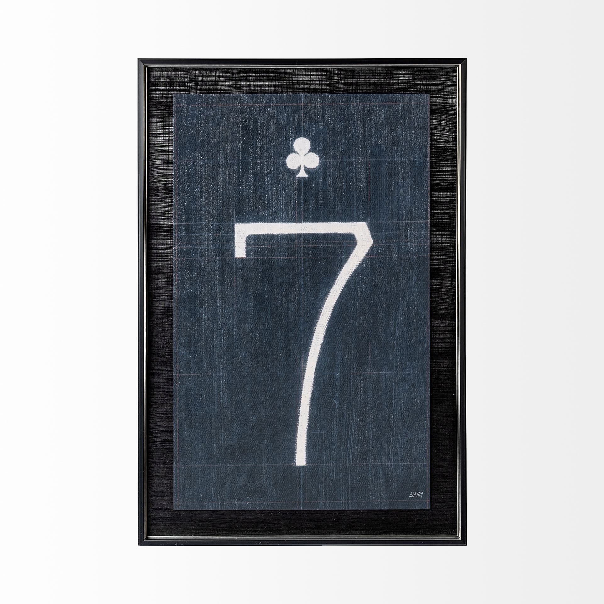 Value Collector 7 by Mercana Studio a Hand Embellished Textured Framed Art Print — product photograph