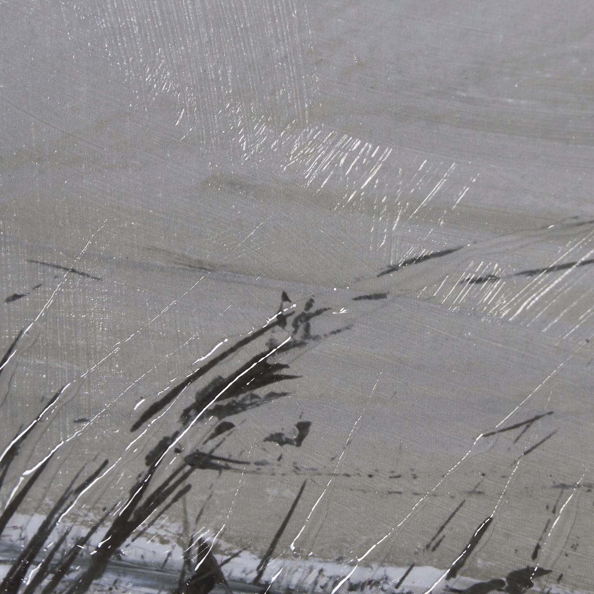 Winter Day IV by Mercana Studio a Hand Embellished Textured Framed Art Print Matted under Glass — product photograph