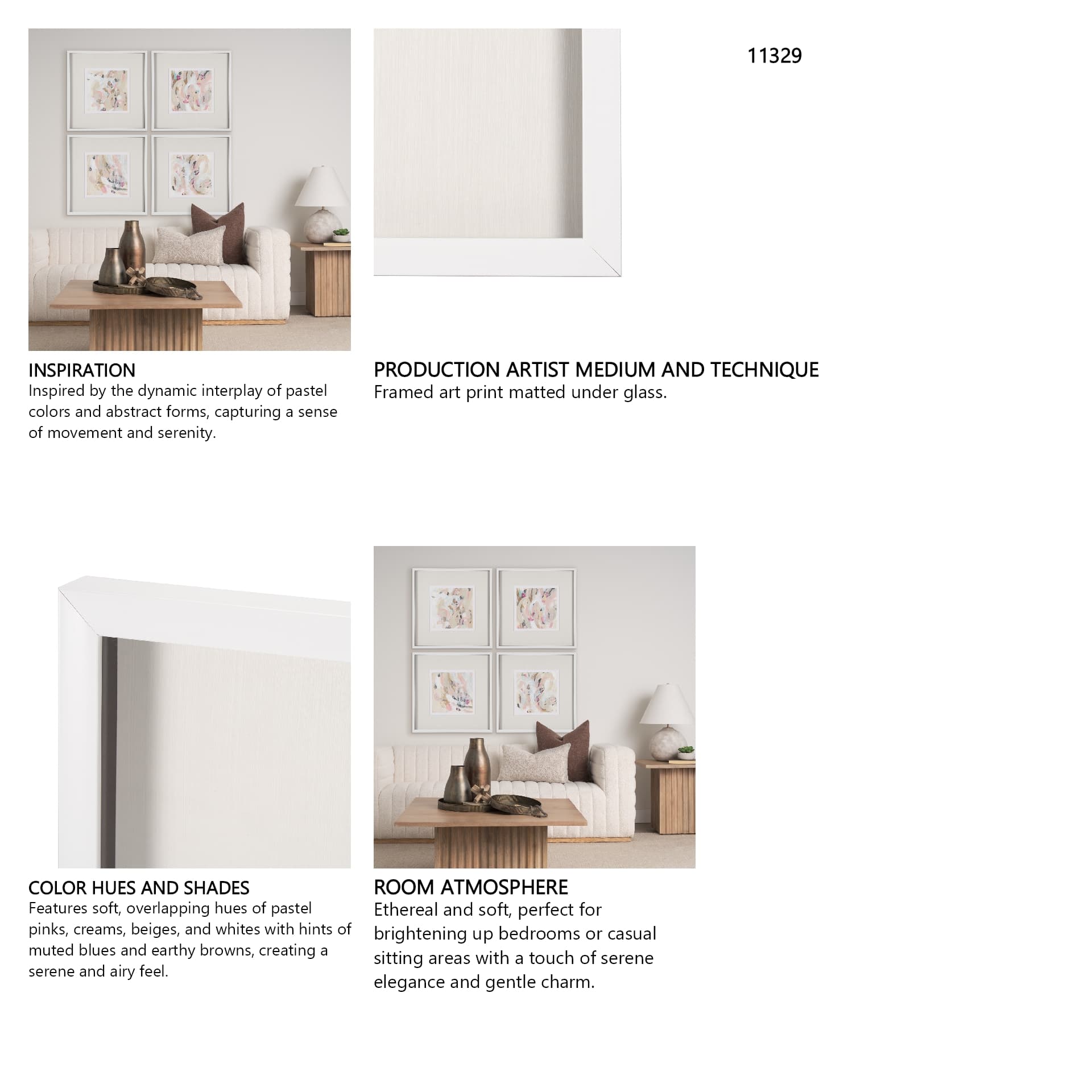 Carnivale I by Mercana Studio a Framed Art Print Matted under Glass — in a styled room