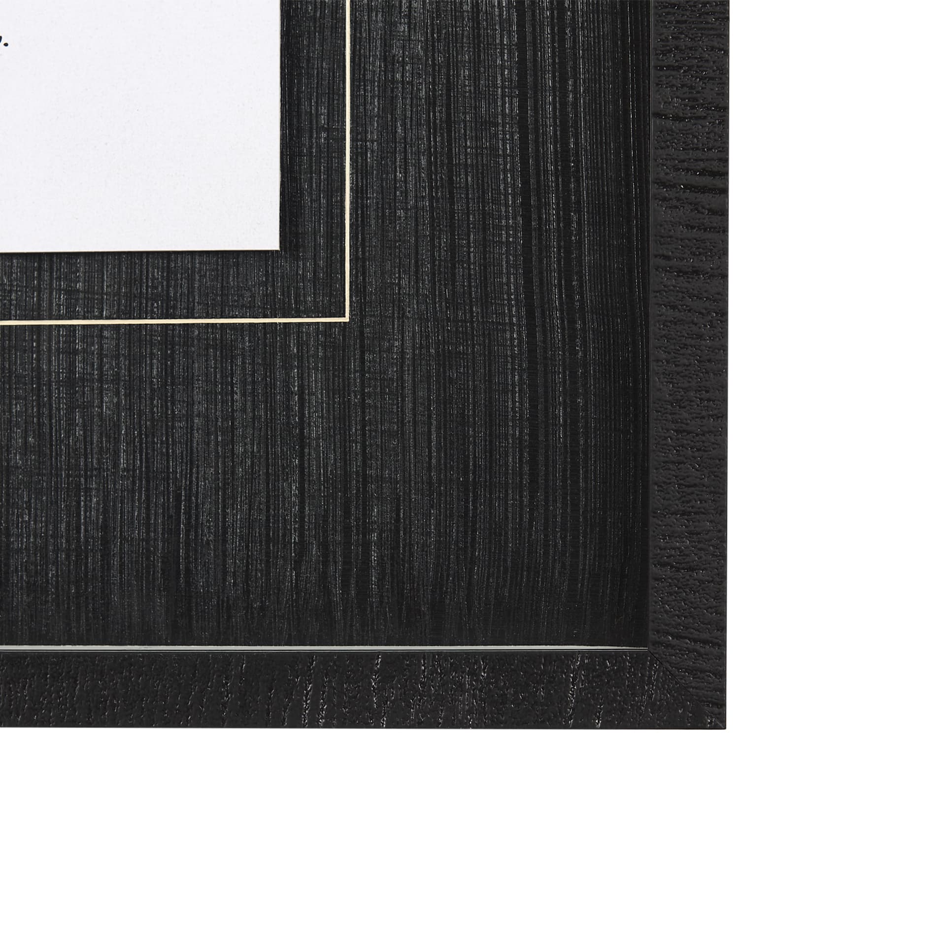 Organic Line Drawing II by Mercana Studio Hand Embellished Framed Art Print Matted under Glass — product photograph