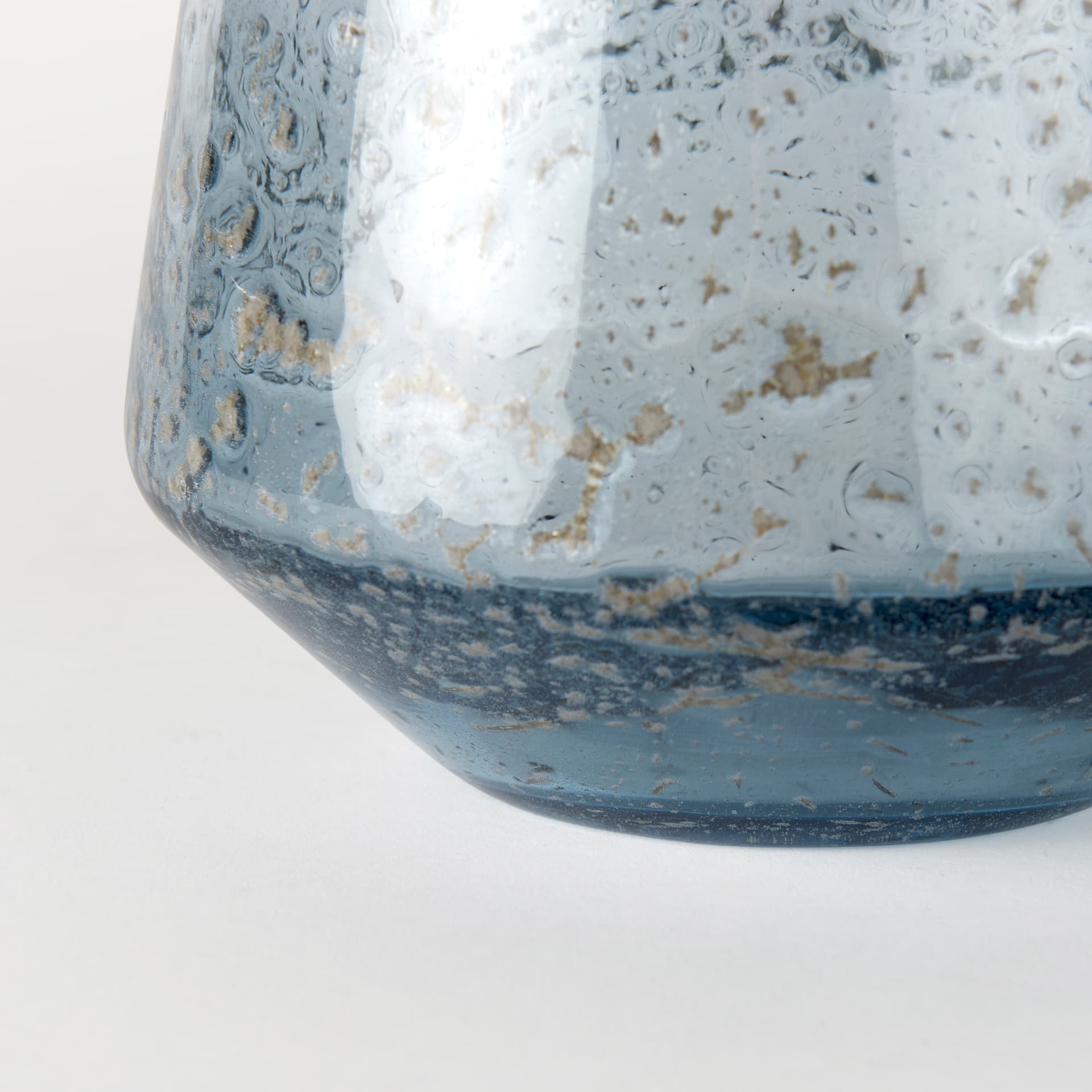 Robyn Tall Blue Glass Vase — product photograph