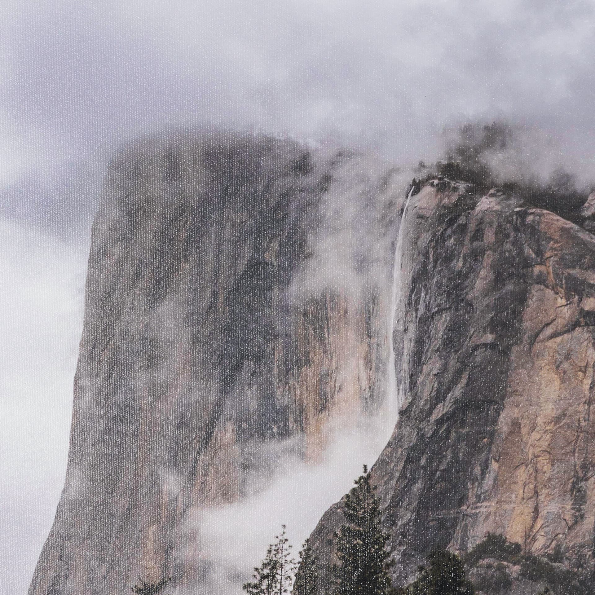 Misty Mountain by Gary Blatter Hand-Embellished Textured Framed Canvas Art Print — product photograph