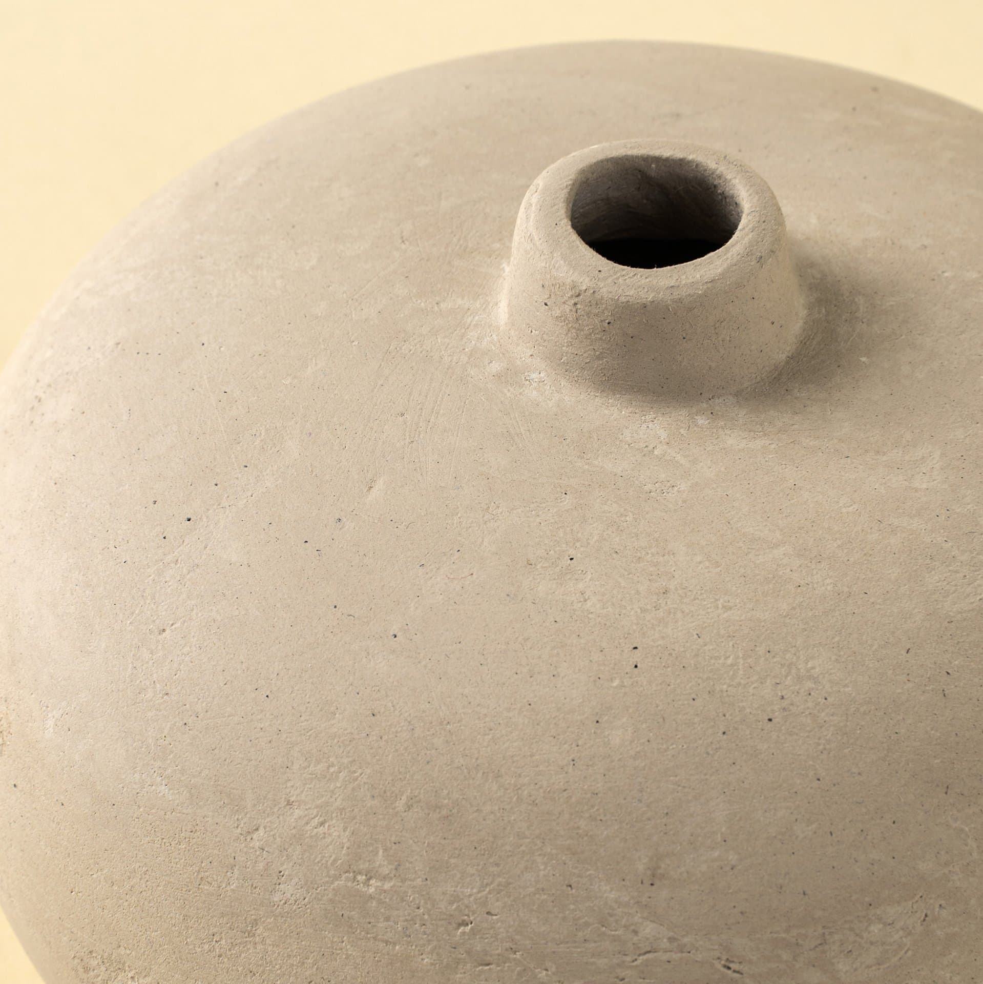 Rotunda Paper Mache Vase — product photograph