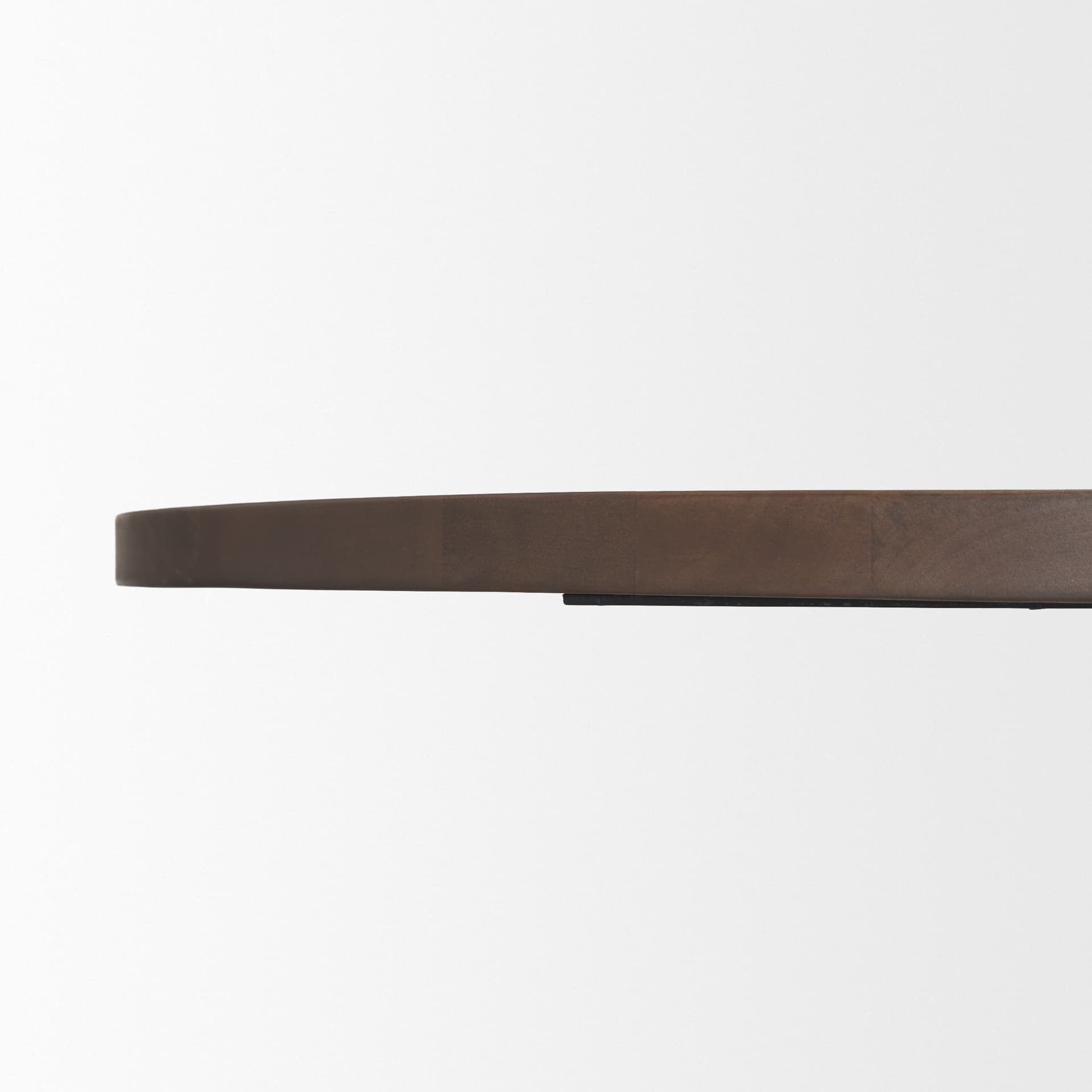 Swanson 60" Round Pedestal Dining Table | Dark Brown Wood | Seats 6 — product photograph