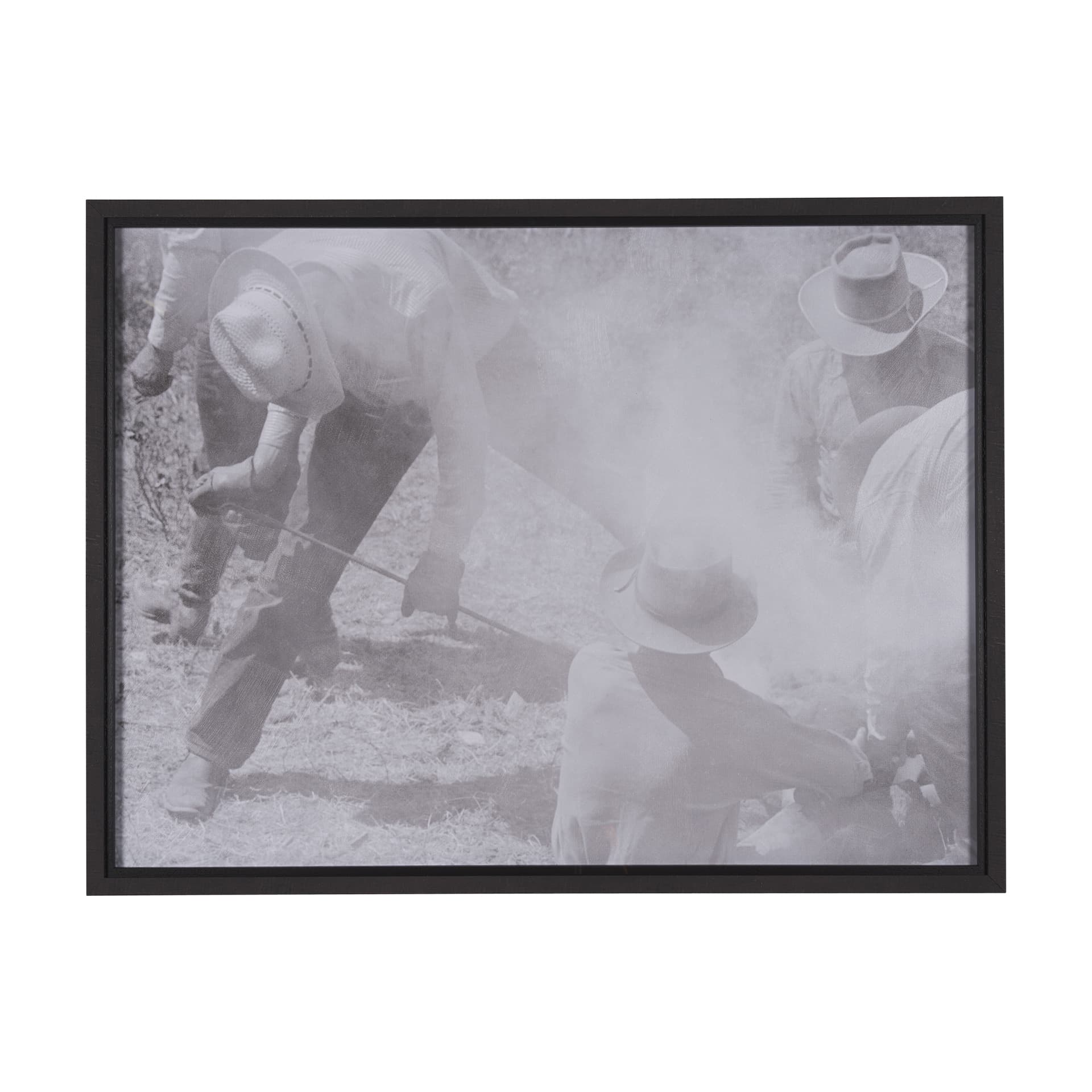 Branding Bunch by Kernud Hansen a Hand Embellished Textured Framed Photo Art Print Matted under Glas — product photograph