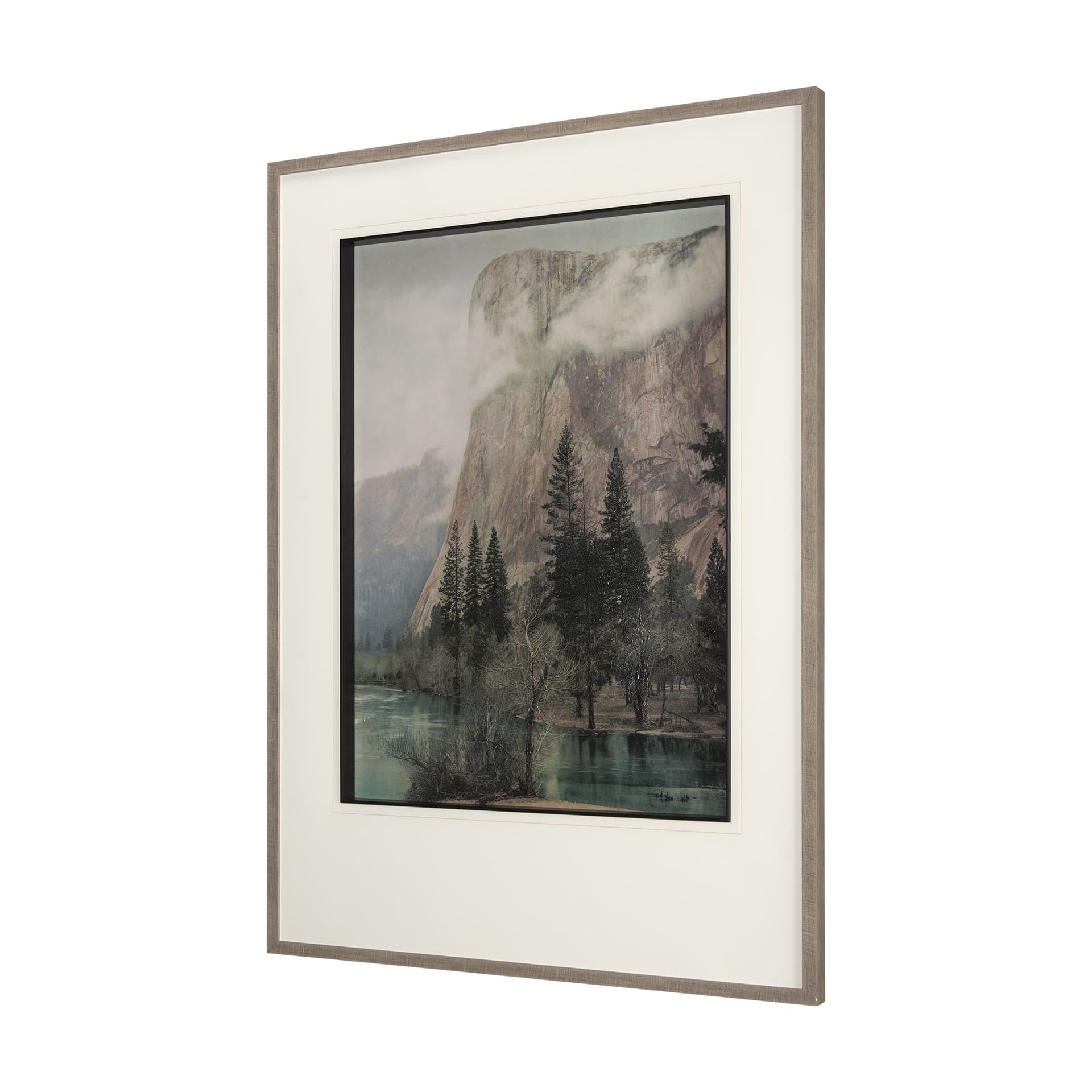 El Capitan by Mercana Studio a Hand Embellished Textured Framed Art Photograph Matted under Glass — product photograph