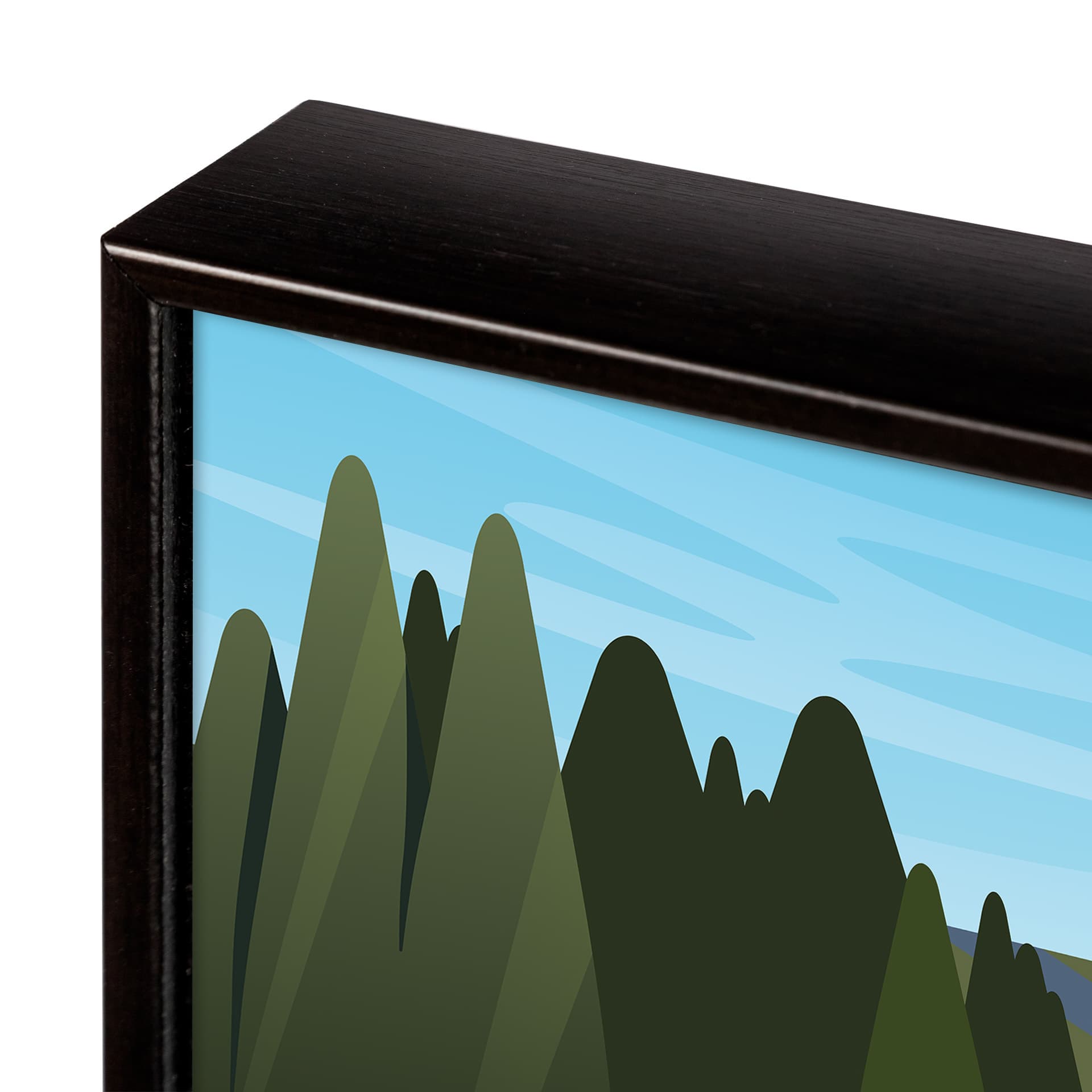 Georgian Bay Islands GO by Mercana Studio Framed Artwork Matted under Glass — product photograph
