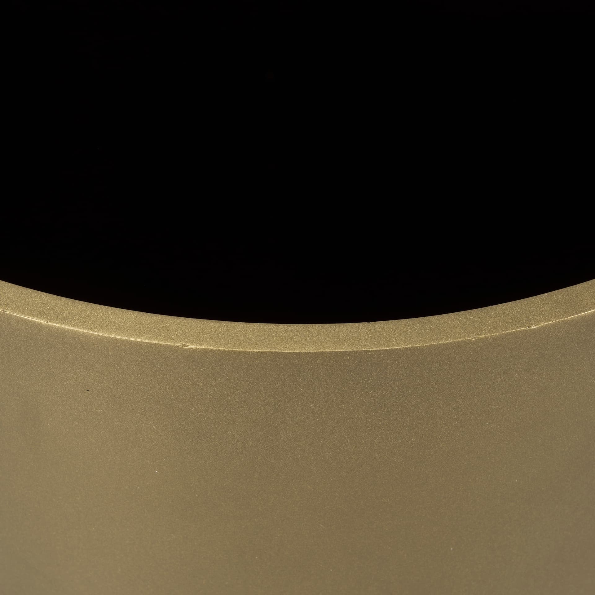 Eclipse Antique Brass Metal Drum Base w/ Dark Brown Wood Top End/Side Table — product photograph
