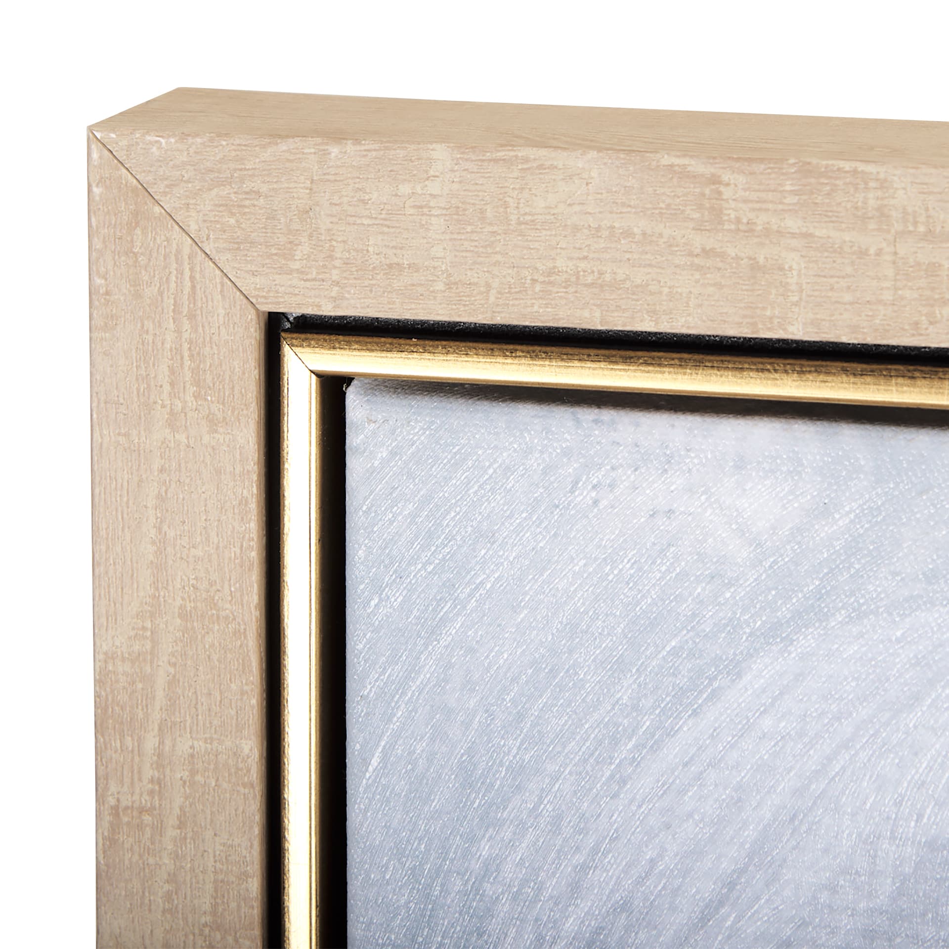 Farmland view II by Mercana Studio a Hand Embellished Textured Framed Canvas — product photograph