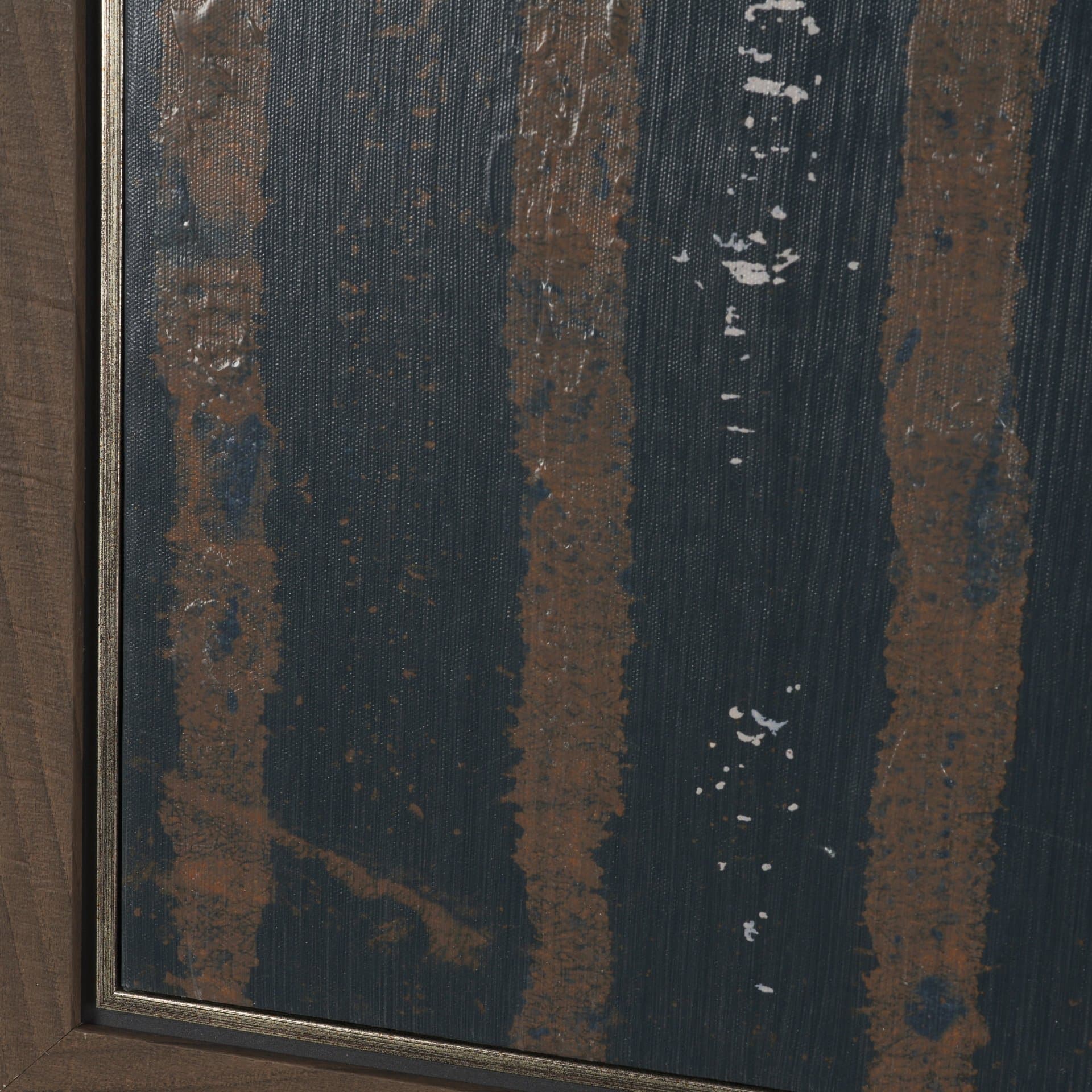 Frequency by Mercana Studio a Hand Embellished Textured Framed Canvas — product photograph