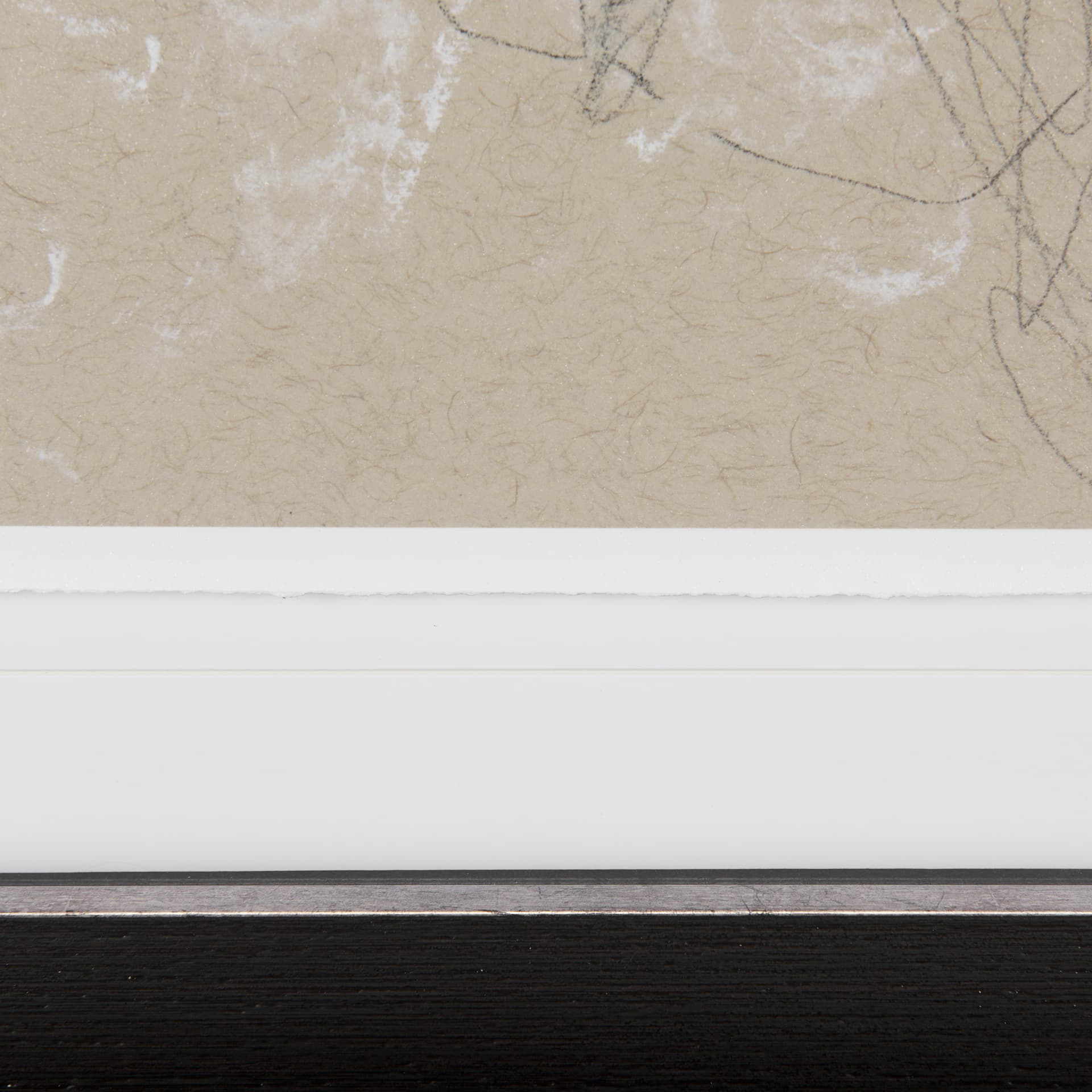 Sketch of animal I (Wild sheep) Mercana Studio Hand Embellished Framed Art Print Matted under Glass — product photograph