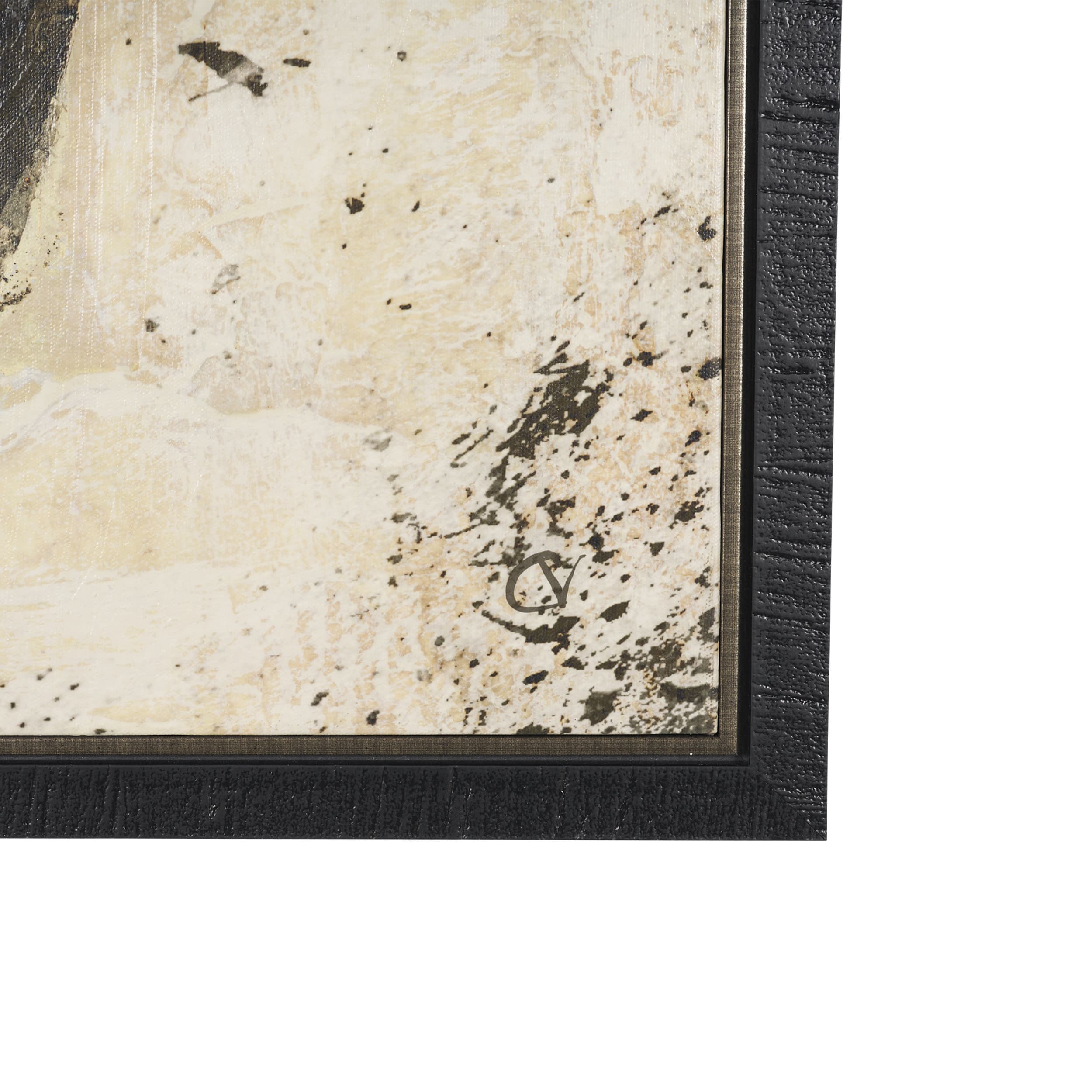 Held in Earth II by Mercana Studio Hand-Embellished Textured Framed Canvas Artwork — product photograph