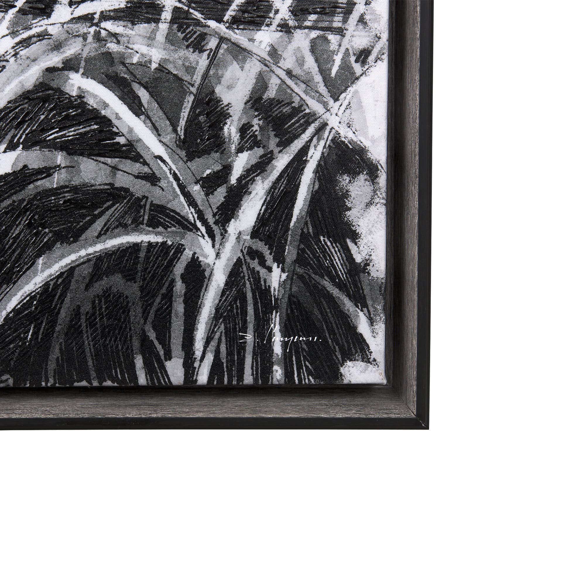 Farm View I by Mercana Studio a Hand Embellished Textured Framed Canvas — product photograph
