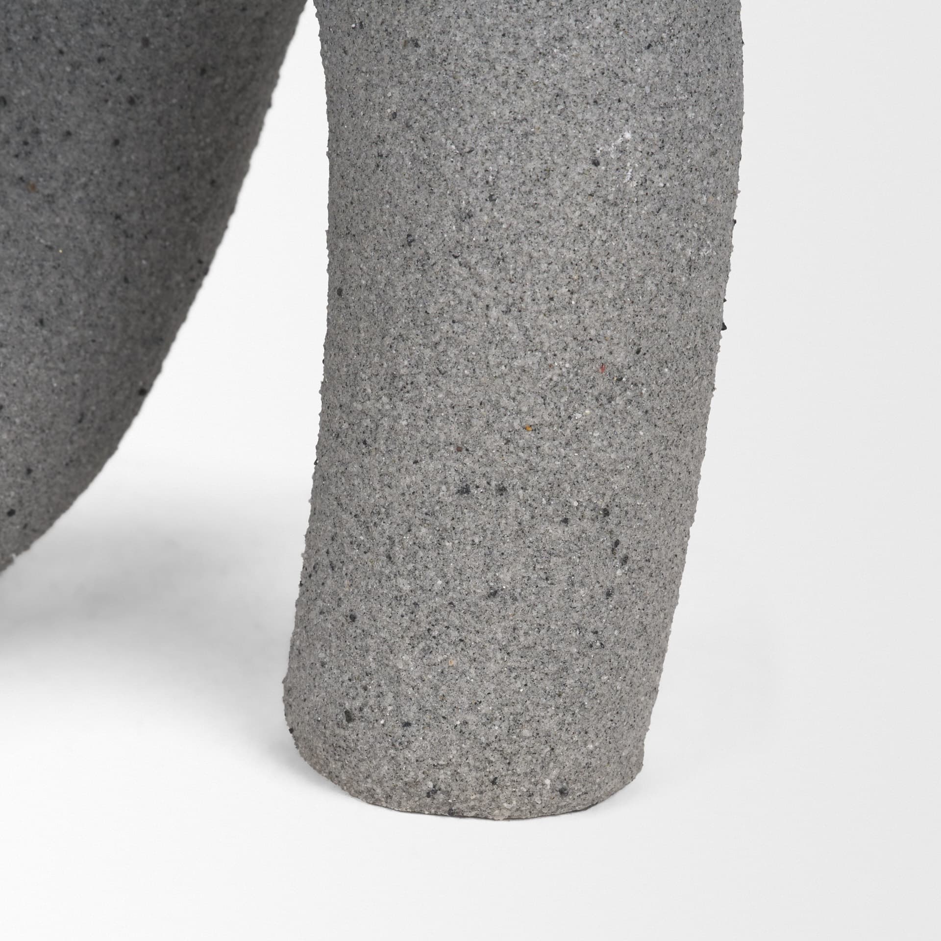 Kailyn Resin Textured Concrete Gray Decorative Object — product photograph