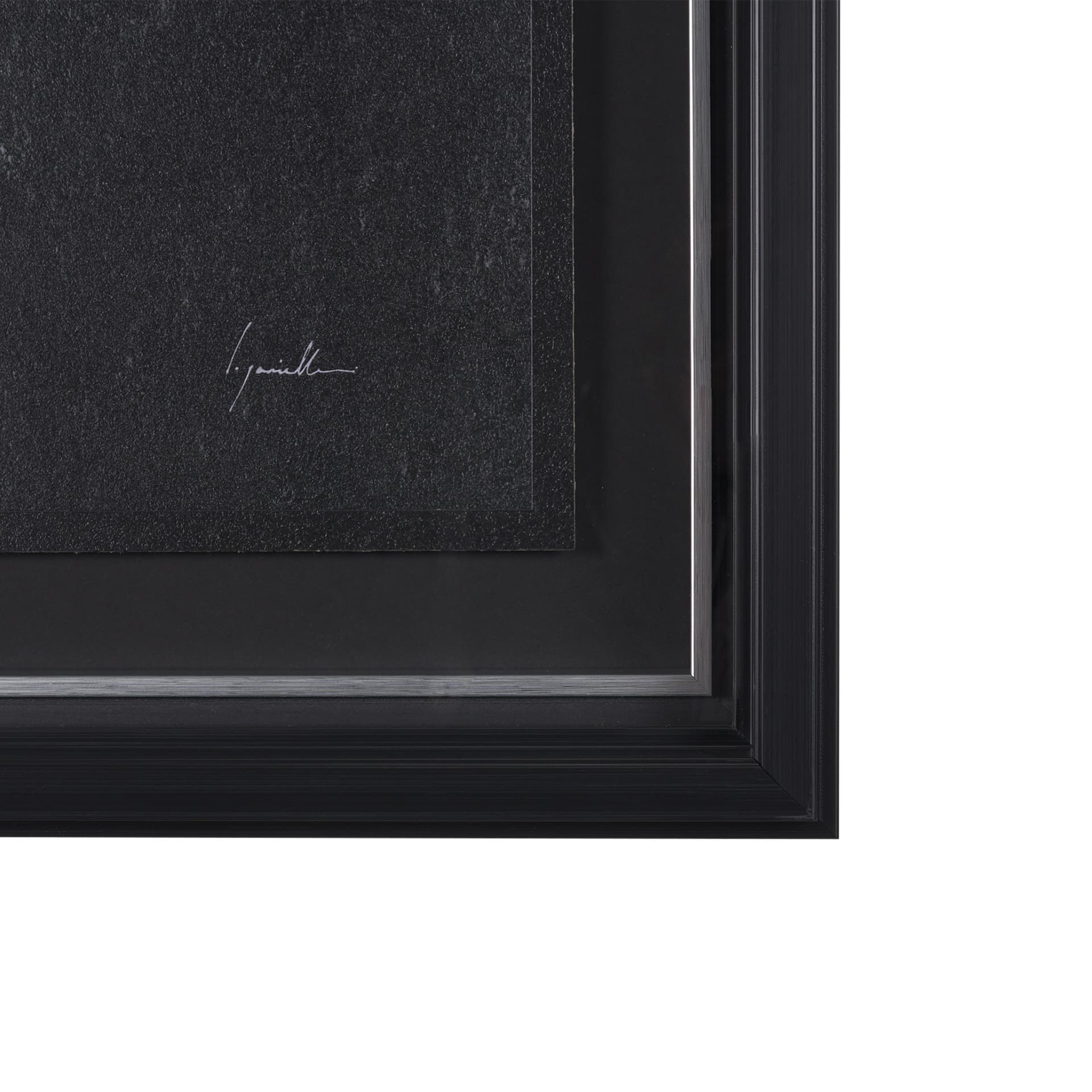 Sharp by Mercana Studio a Hand Embellished Framed Art Print Matted under Glass — product photograph