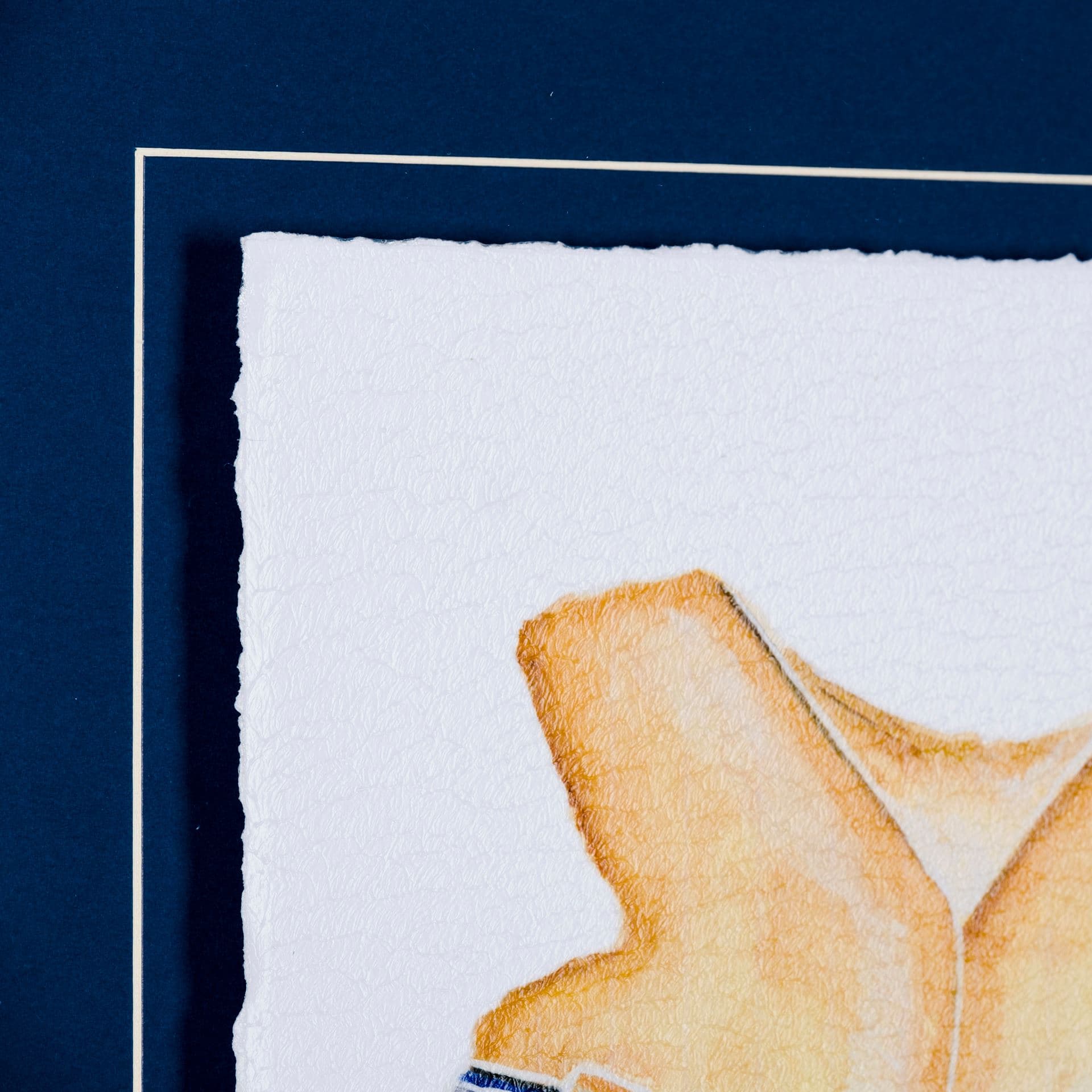 Lifejacket I by Mercana Studio a Hand Embellished Textured Framed Art Print Matted under Glass — product photograph