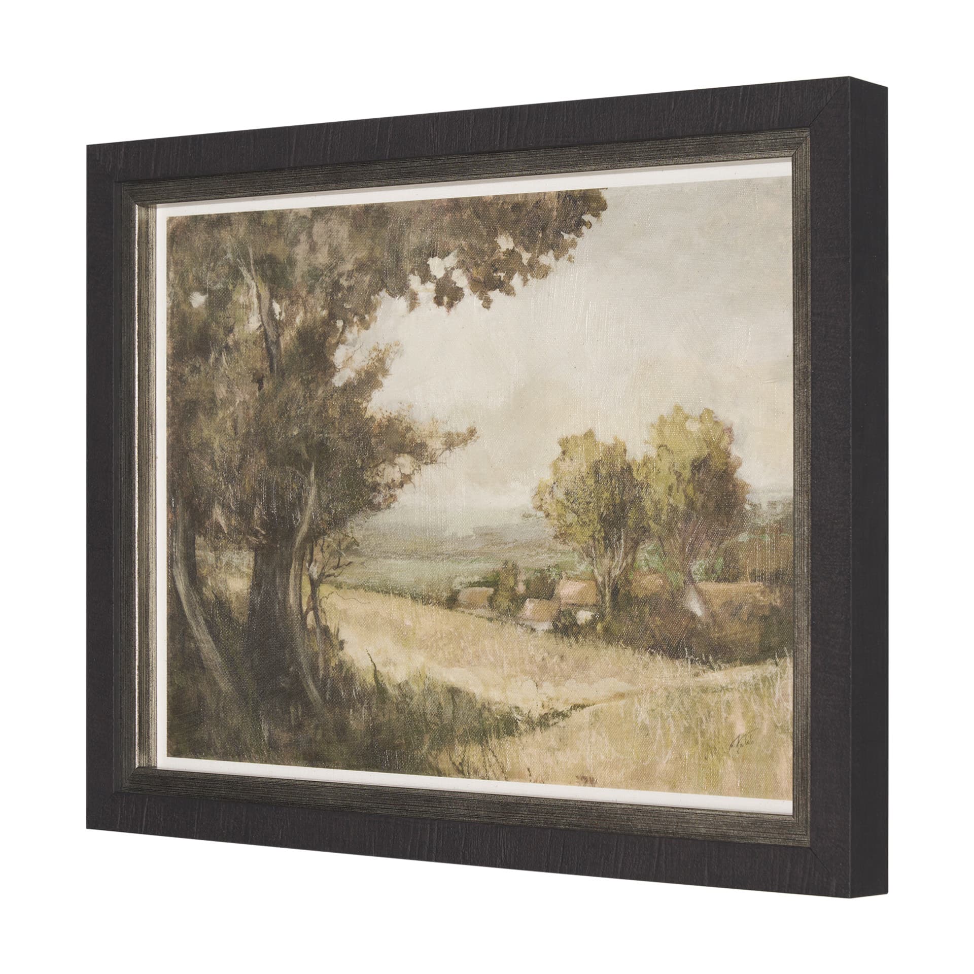 Old Style Landscape II by Mercana Studio a Hand Embellished Framed Art Print — product photograph